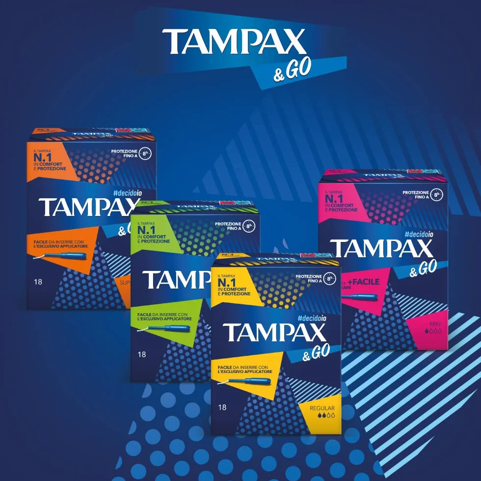 TAMPAX &GO MINI x18