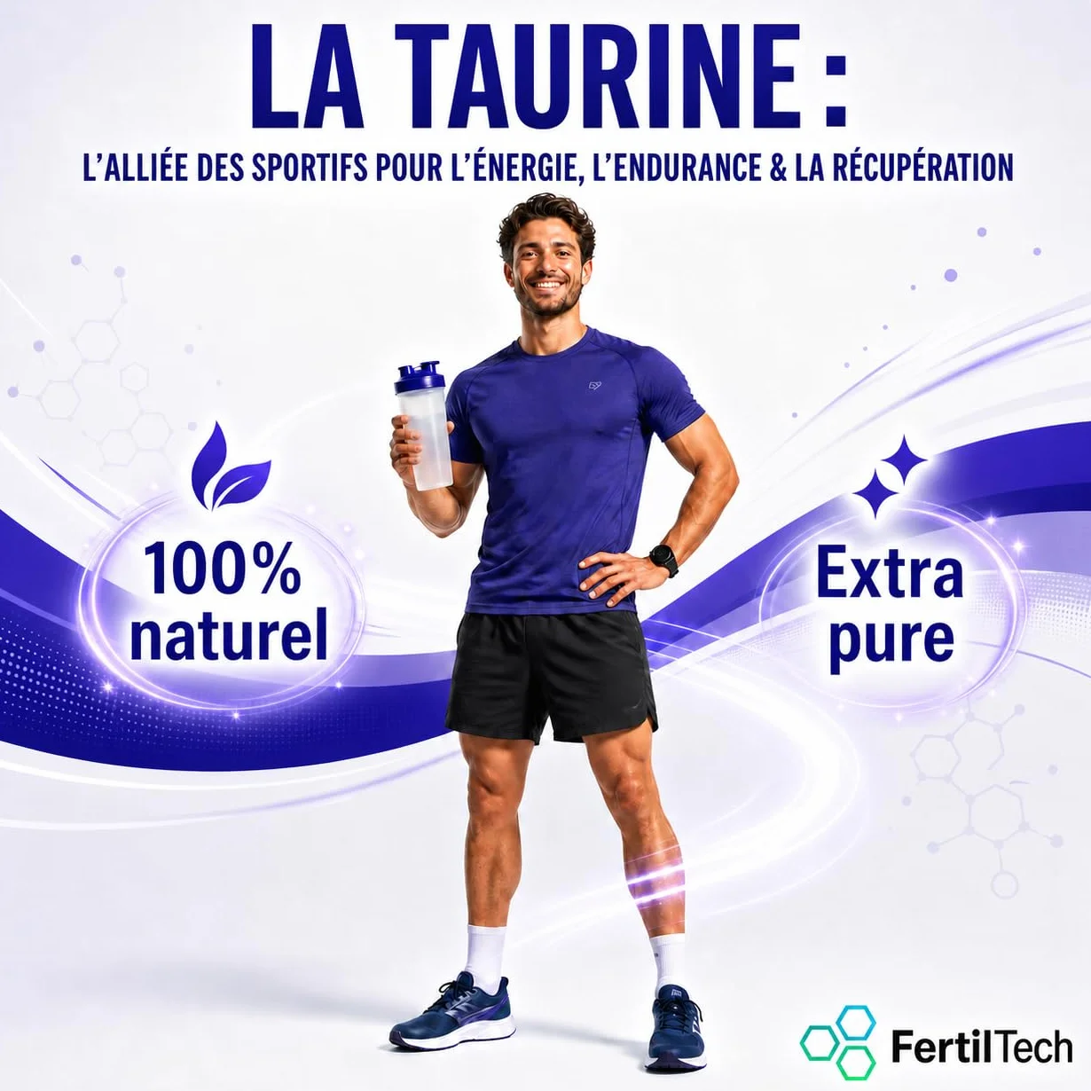 Taurina in Polvere 1,2 kg - Purezza ≥ 99,8% - Integratore alimentare Vegano