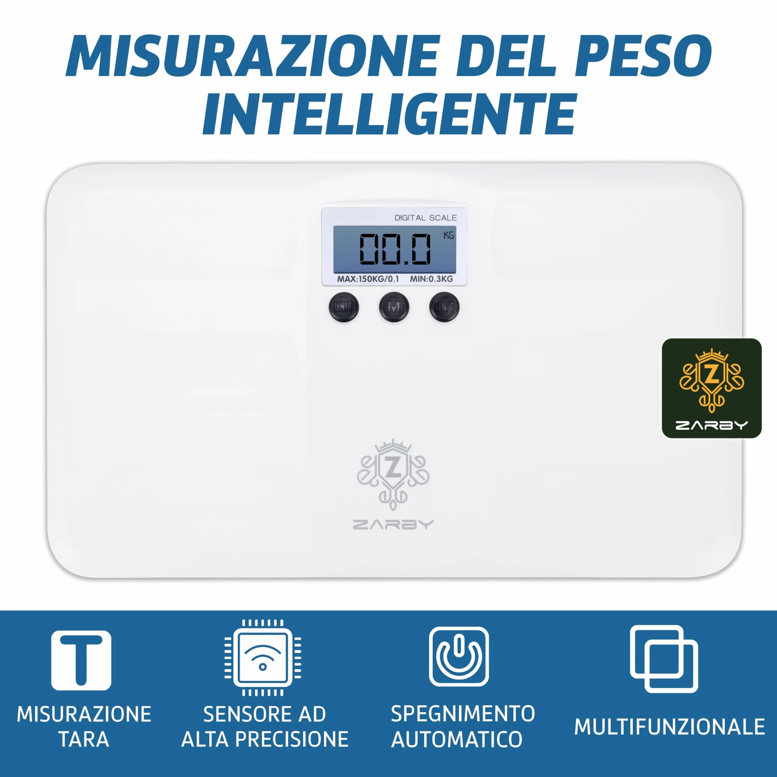 Bilancia Neonato Professionale con Display Retroilluminato e Funzioni Intelligenti