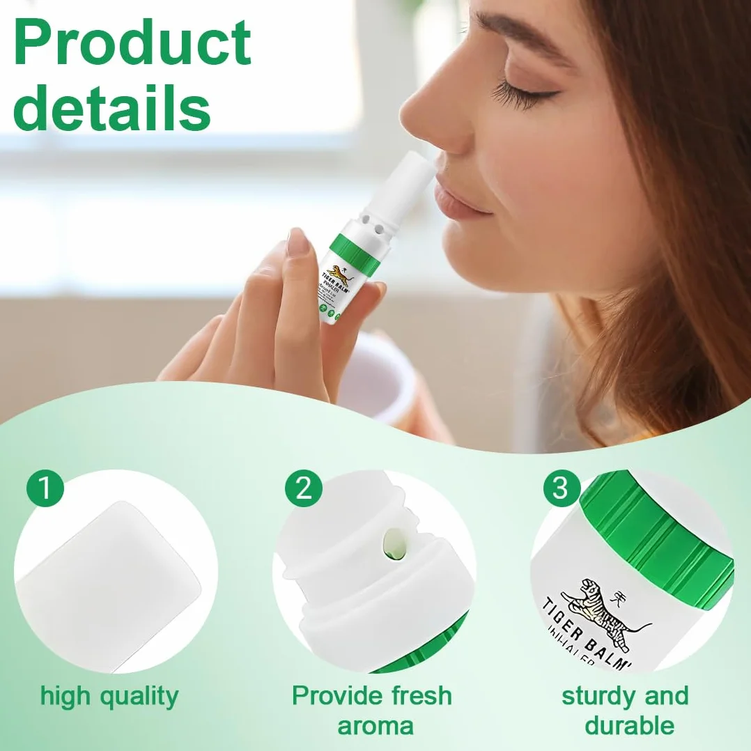 2 Pezzi Inalatore Nasale per Aromaterapia - Inalante Nasale Stick - Supporto per Concentrazione - Uso con Oli Essenziali
