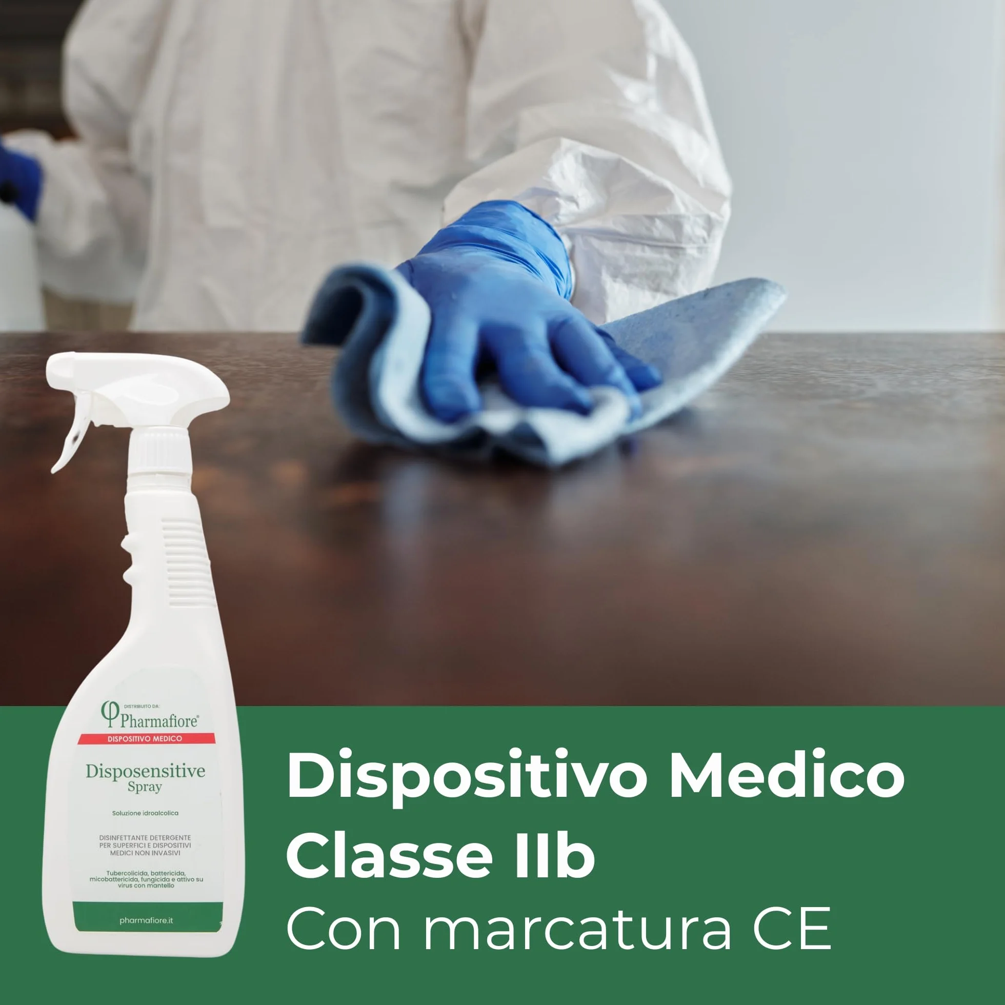 Disinfettante Spray Disposensitive 750 ml Alcool Isopropilico Virucida Battericida Fungicida