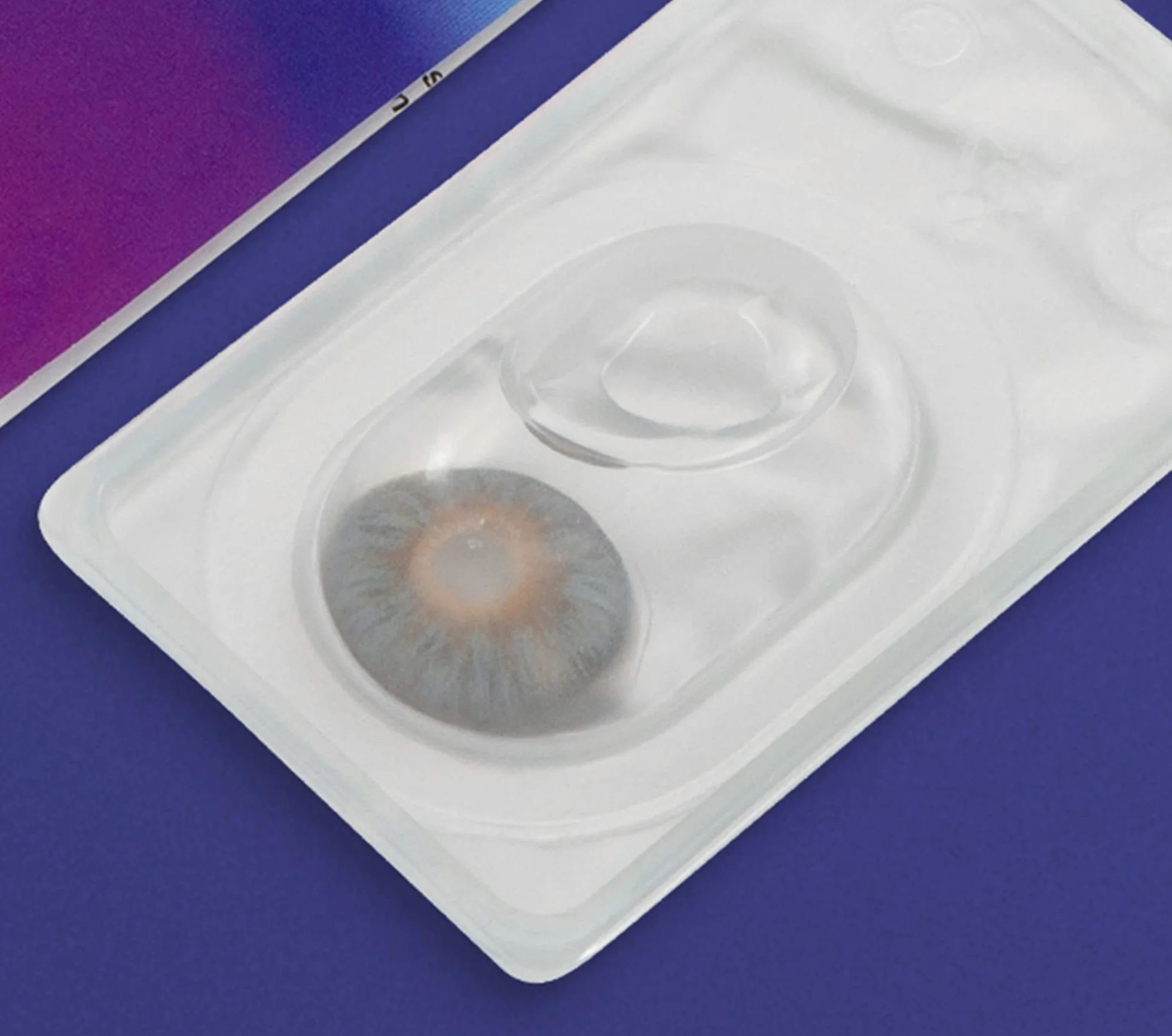 GLAMLENS Catania Gray lenti a contatto colorate mensili grigio 2 pezzi DIA 14.2 silicone idrogel