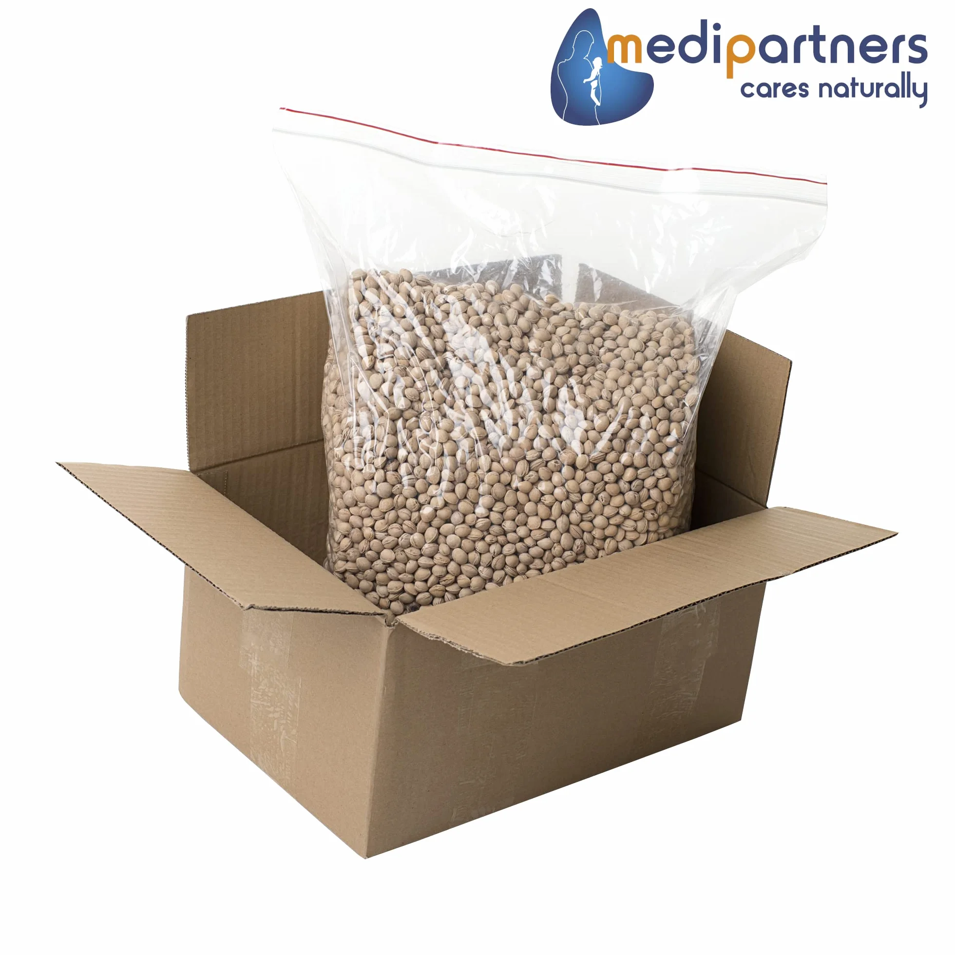 Medi Partners Semi di ciliegia sciolti Imbottitura per cuscini termici Naturale Delicatamente Senza chimica Pulito - 1kg