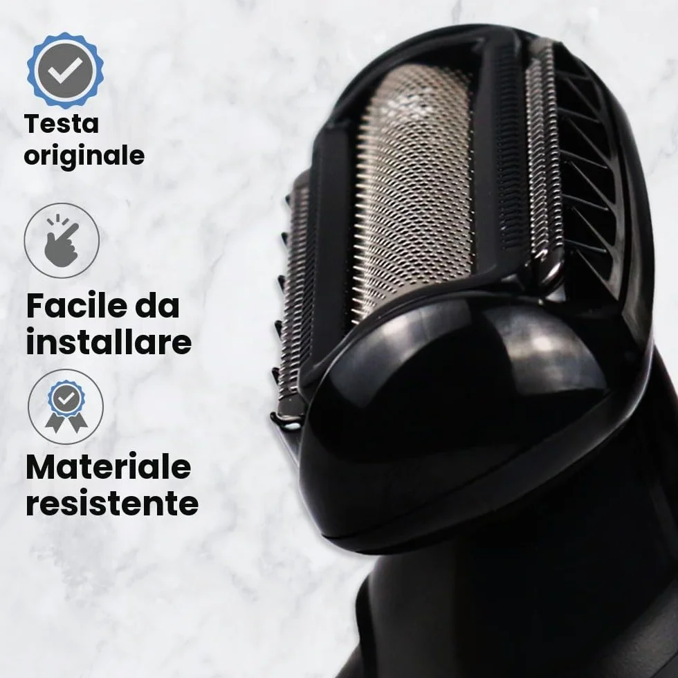 Anakel Home Testina di Ricambio per Rasoio Elettrico Uomo Compatibile Braun MGK3080 5515 5541 5544