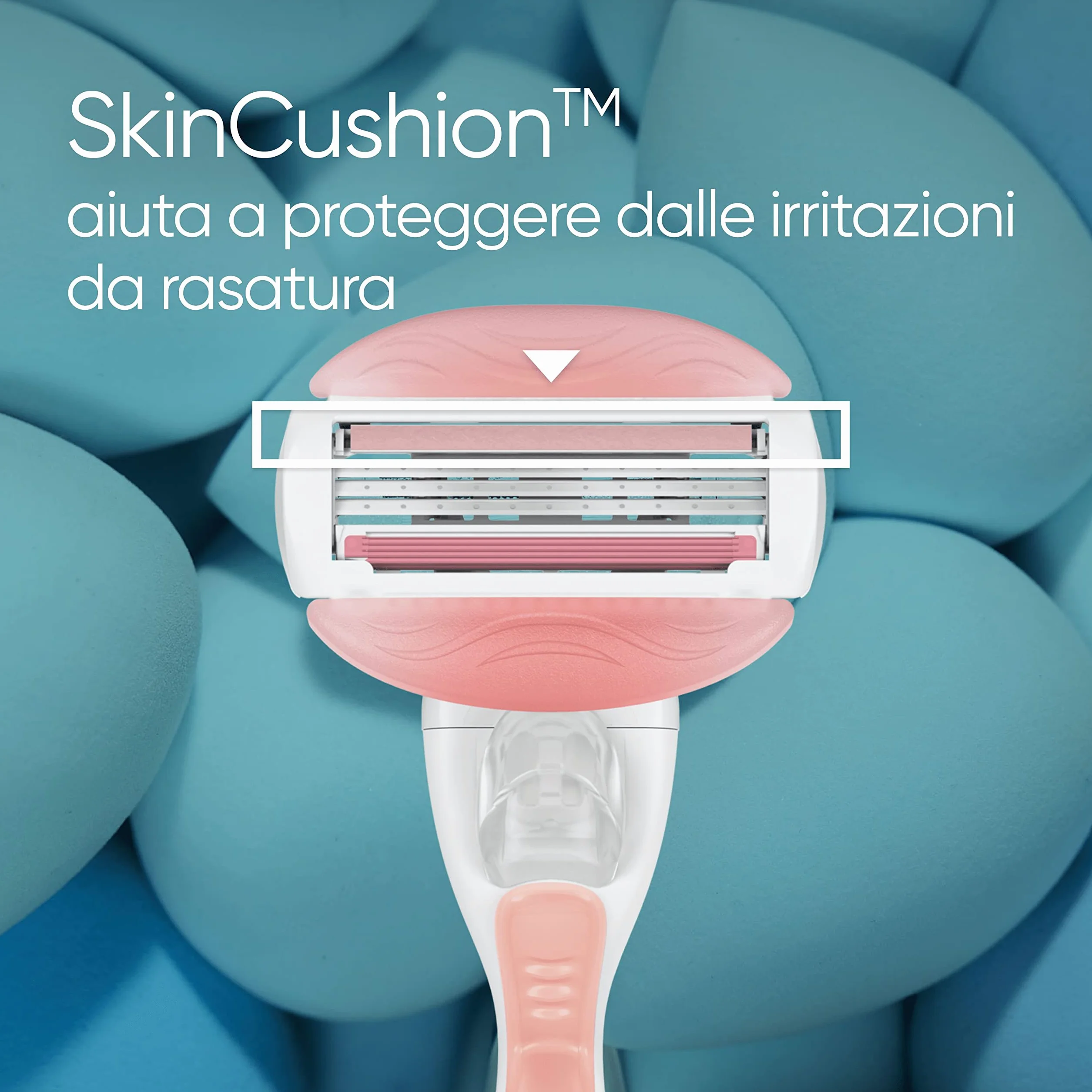 Gillette Venus Comfortglide Spa Breeze, RASOIO DONNA, 8 LAMETTE (da 3 Lame), per una Rasatura Fluida Profonda e Duratura, IDEA REGALO DONNA