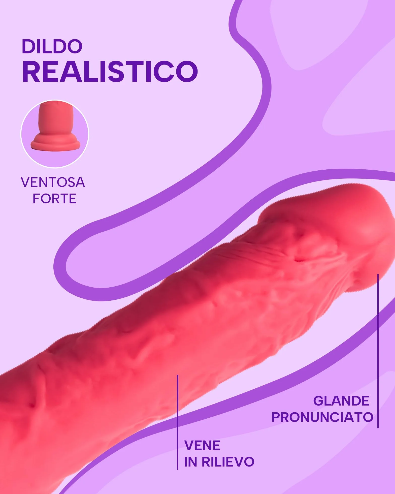 MySecretCase Fallo Realistico 19cm Sexytoysys Donna Squirting Dildo Realistico Dildo con Ventosa Potente Ideale per Strapon Anale e Piacere Hands-Free Pene di Gomma Morbido Versatili per Tutti