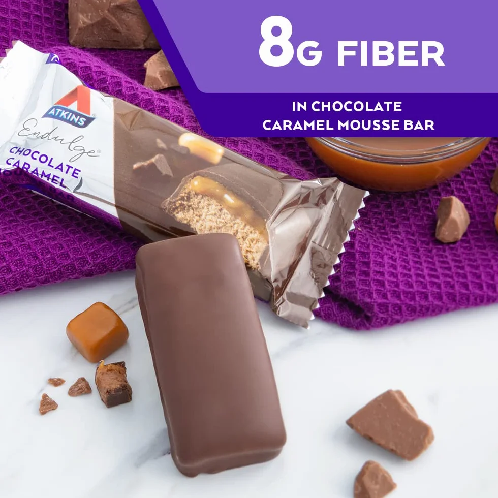 Chocolate Caramel Mousse Bar, 5 Bars, 35ml (34g)