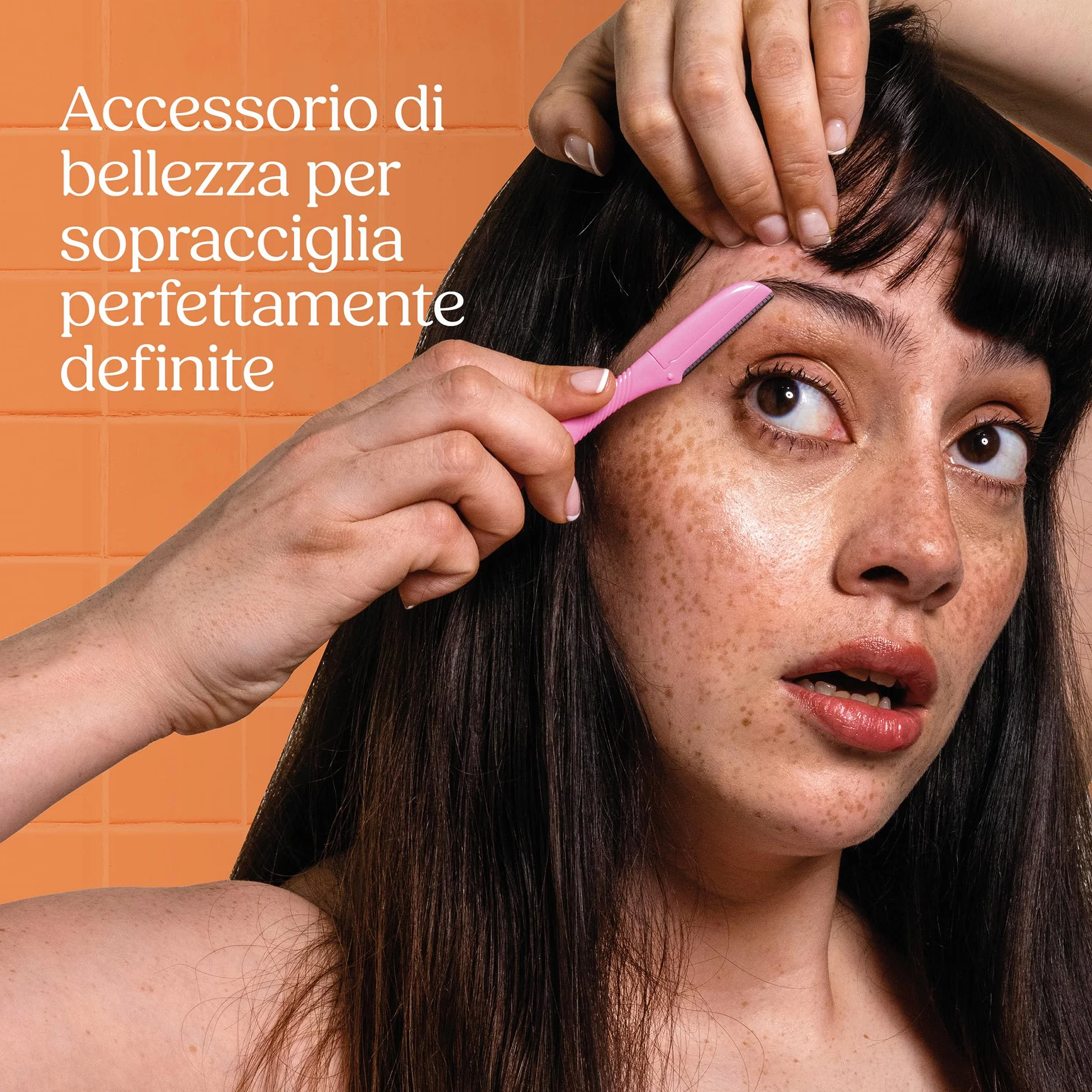 Wilkinson Sword Intuition rasoio per sopracciglia XL con 5 beauty tool e cappuccio di precisione