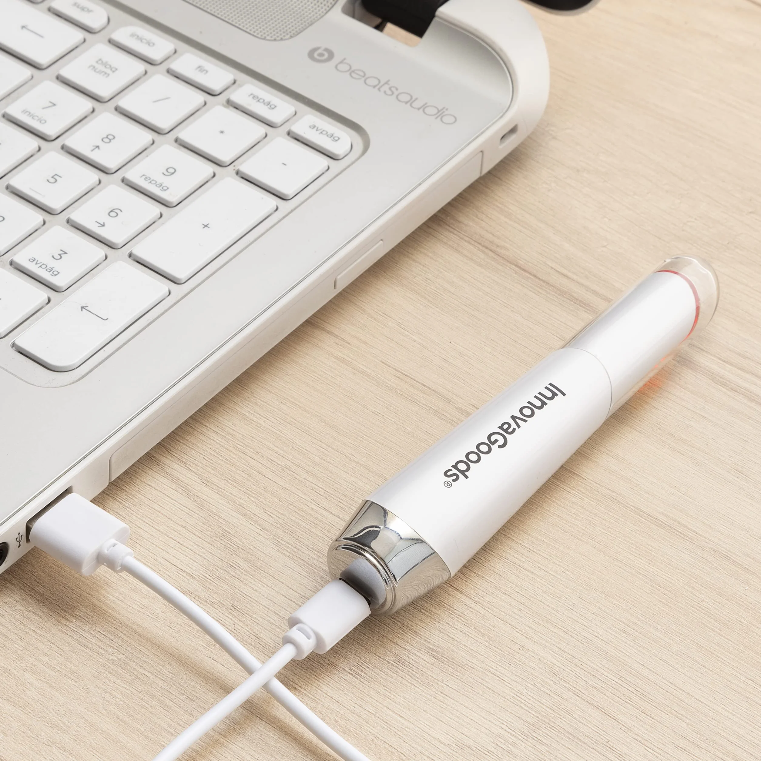 InnovaGoods® massaggiatore elettrico per oculare anti-rughe e anti-età, fototerapia per oculare