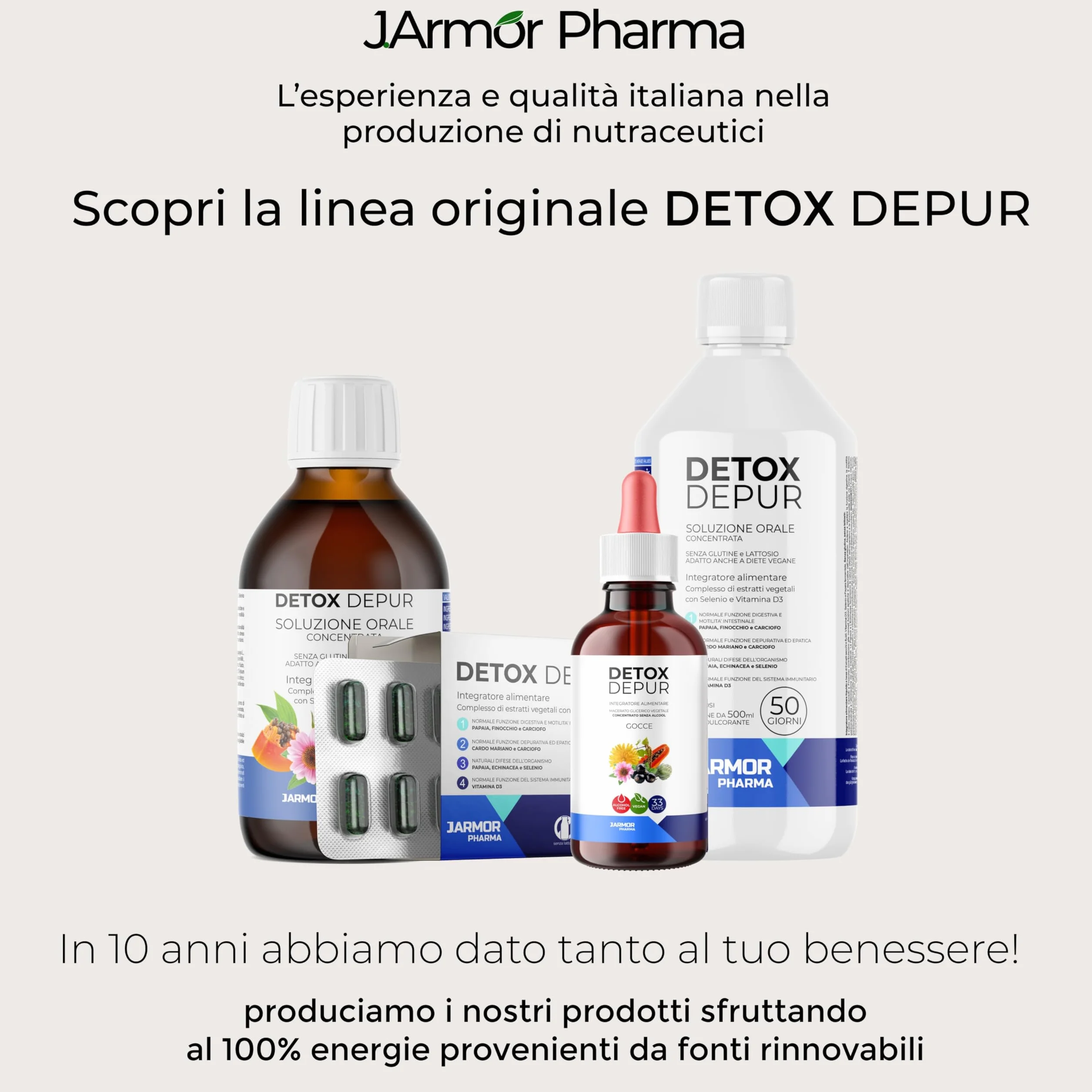 Detox Fegato e Intestino Depur Liquido 200 ml Drenante Naturale con Cardo Mariano Carciofo Finocchio Echinacea Papaia Selenio Vitamina D3