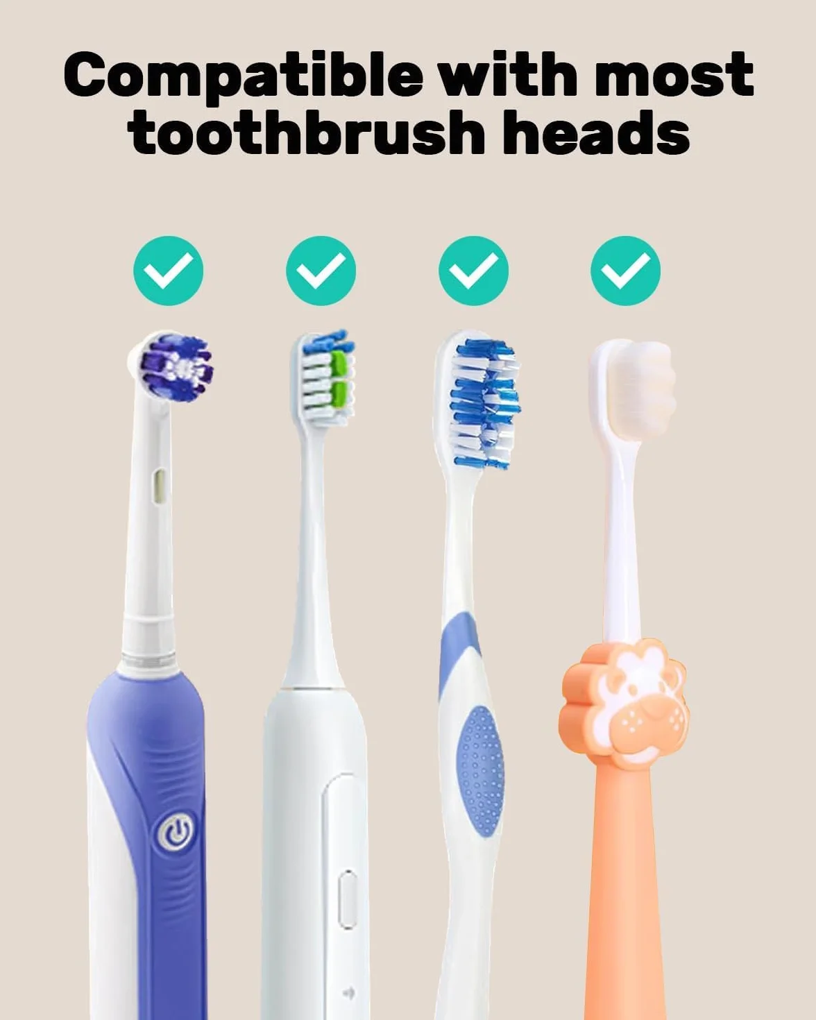 Disinfettante per sterilizzare lo spazzolino da denti, disinfettante per sterilizzatore a parete portatile per spazzolino UV, supporto per asciugatura per sterilizzazione a spazzolino UV(bianco)