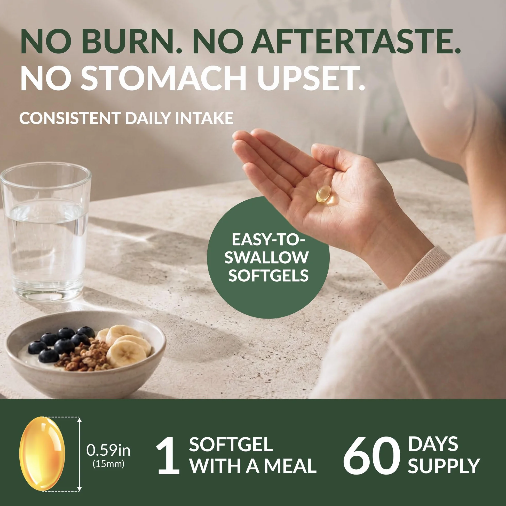 Capsule di Olio di Origano 86-90% Carvacrolo 108 mg Integratore Digestivo Antiossidante Naturale Vegano 60 Capsule
