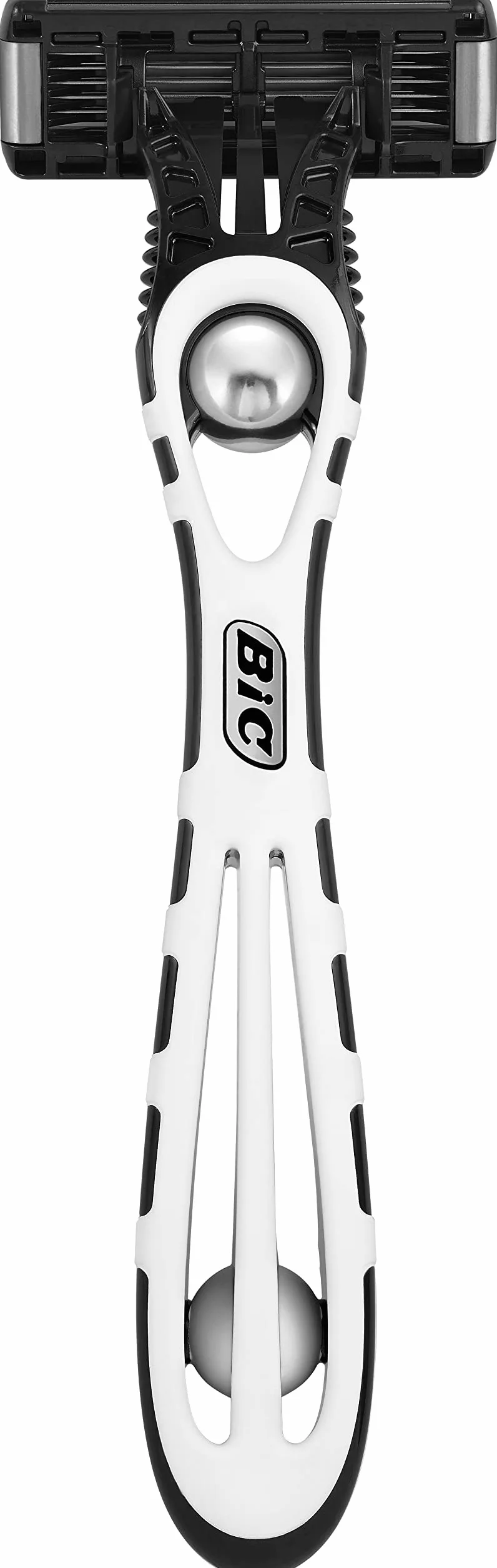 BIC Flex 5 Rasoi Usa e Getta da Uomo, Confezione da 2 Pacchi da 3 Pezzi, 5 Lame Mobili, Testina Snodabile, Rasatura Ultra Precisa