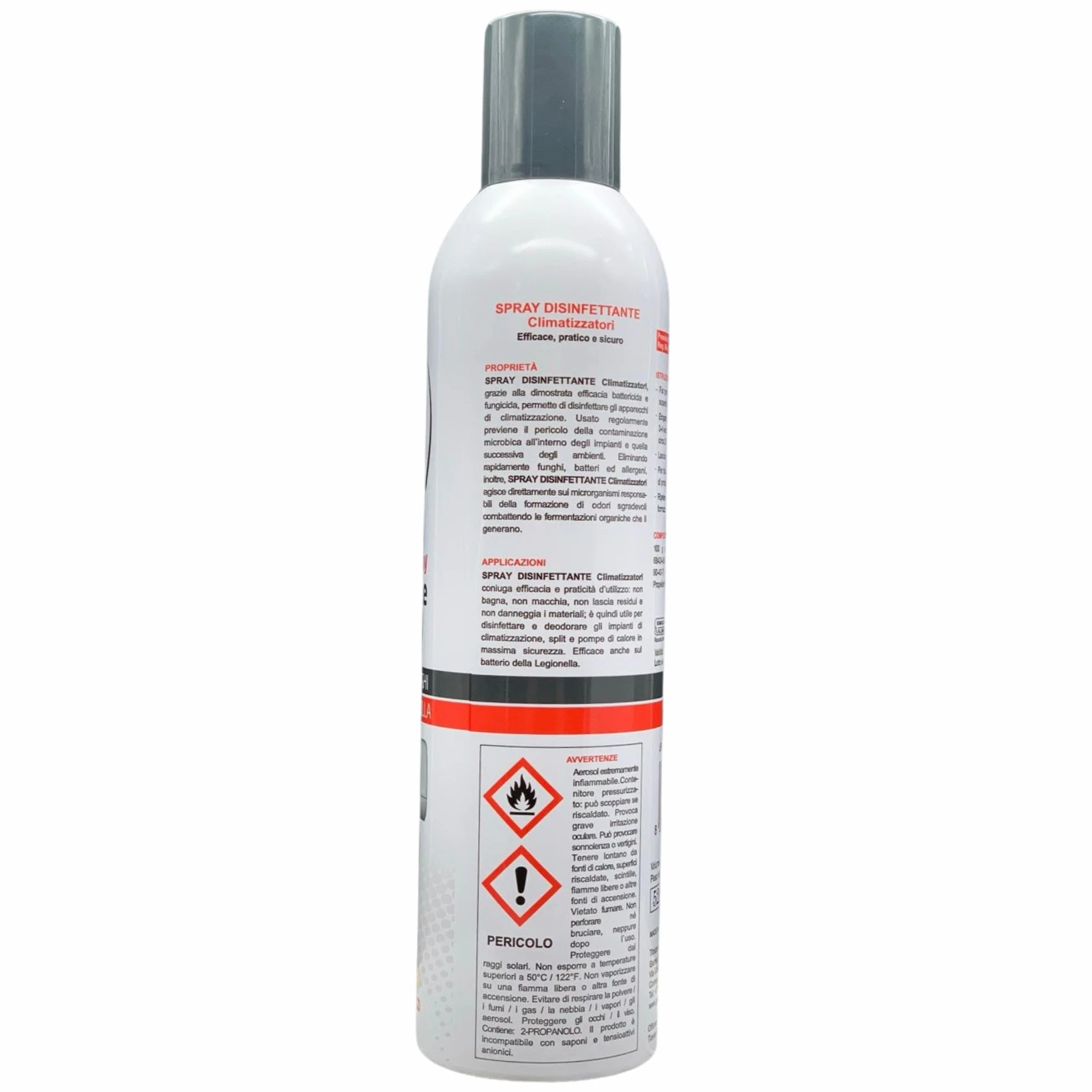 Spray Disinfettante per Climatizzatori 400ml + Guanti HDPE Monouso 100pz