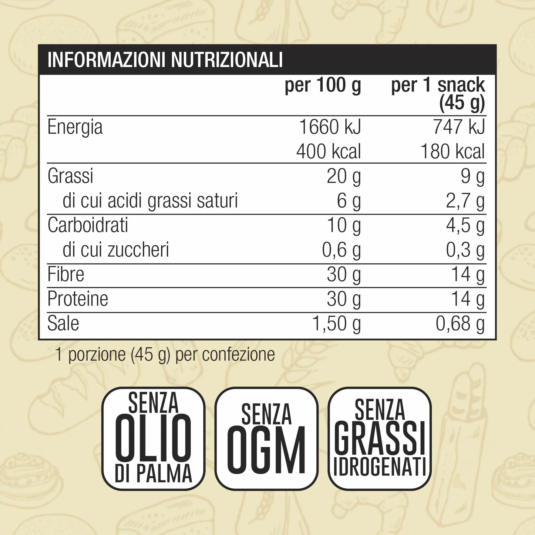 Crackers Proteici 8 Snack Salati Monoporzione Da 45g Gusto Rosmarino EatPro 30% Proteine, 10% Carboidrati, Keto Diet Snack Proteici Cibo Proteico, Crackers Salati E Croccanti