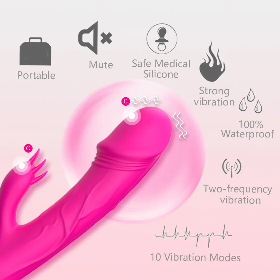 Vibratoreper Donna Professionale Grandi Clotoride Vibratore Rabbit Sex Toys Vibratore Succhia Clotoride Sexytoysys Sessuali Sex Toy Vibratori 10 modalità Potente