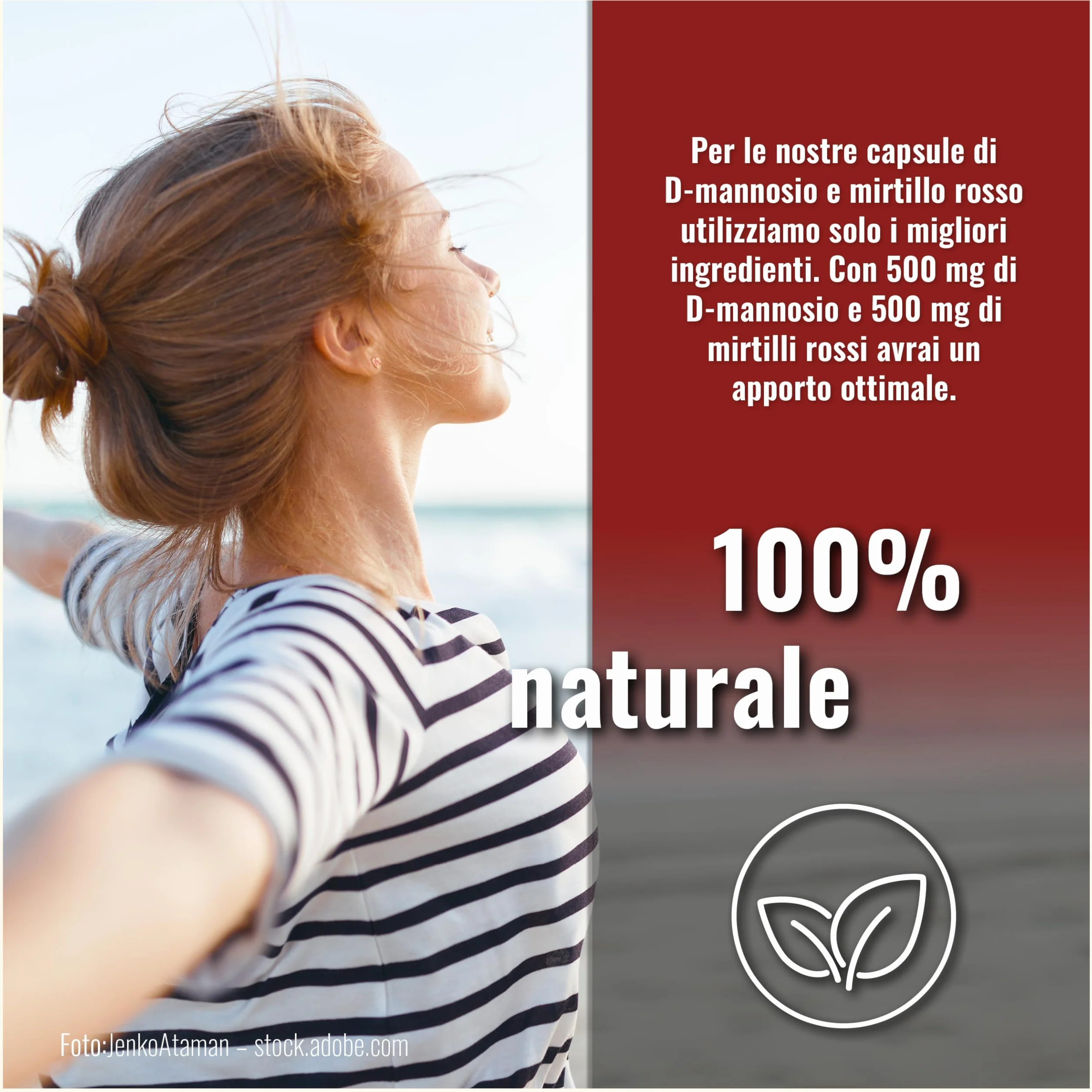 Capsule di D-Mannosio e Cranberry – 200 capsule vegane – con D-Mannosio in polvere e Cranberry – 500 mg per dose giornaliera