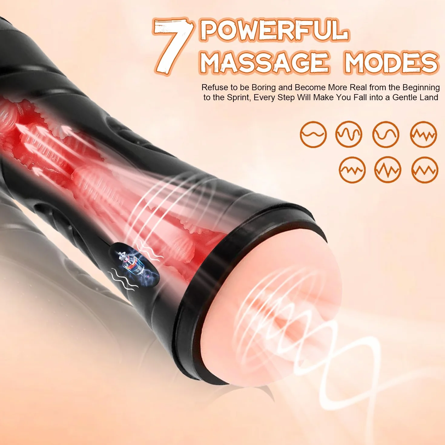 P8- Giocattolo Relax da Uomo Sognante e Affascinante con Manico Nero Ṽagiṉe in Silicone ṝeale Ḿâsṯurbṯöre uṑmo Mầsturbatǒte T𝚘ils D𝚘nna Masturầzi𝚘ne Rêalistic𝚘 Uòmo Püssycầt T𝚘ys