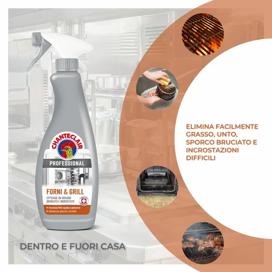 CHANTECLAIR SGRASSATORE FORNI 700 ml