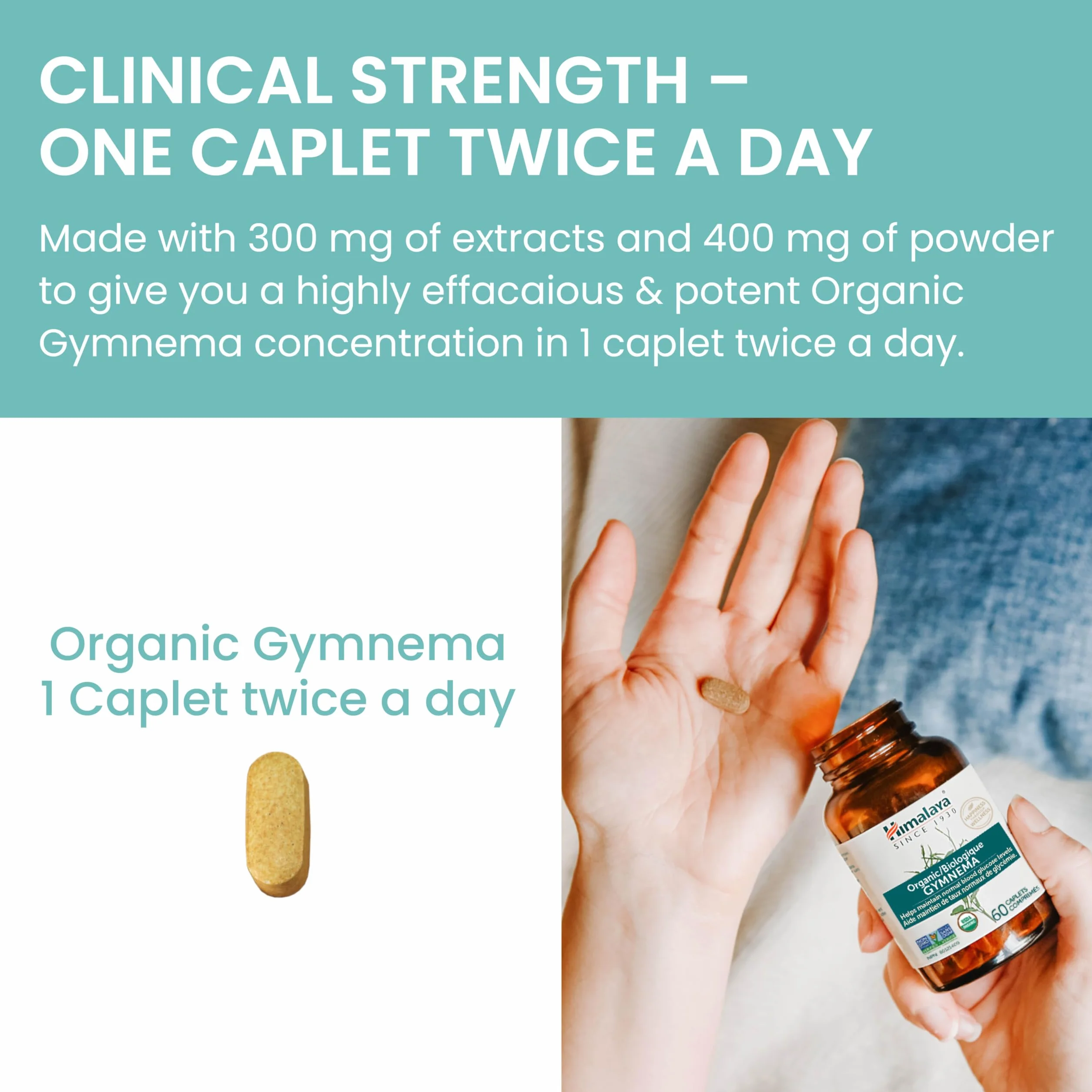 Himalaya Organic Gymnema 60 caplets