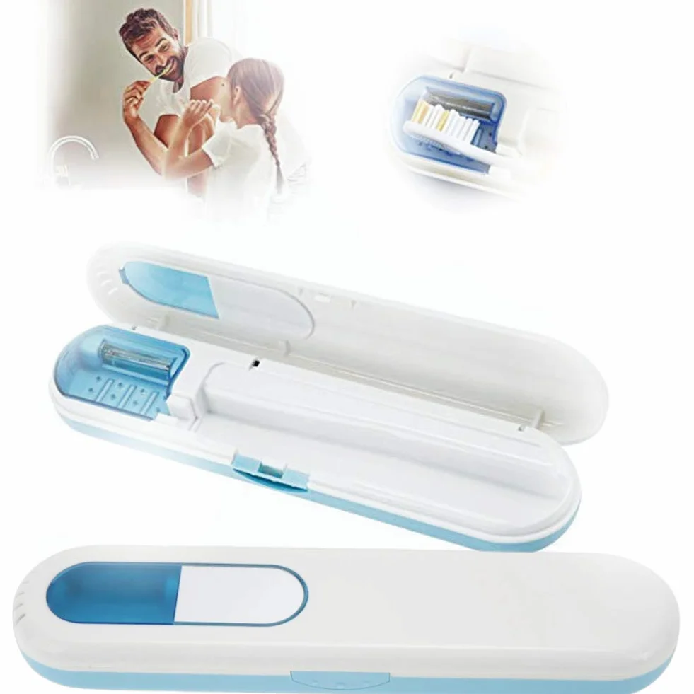 Sterilizzatore Per Spazzolino Denti, Automatico Con Accessori Bagno Spazzolini Denti E Accessori Per Cacciaviti A Stella Sterilizzazione (Blu)
