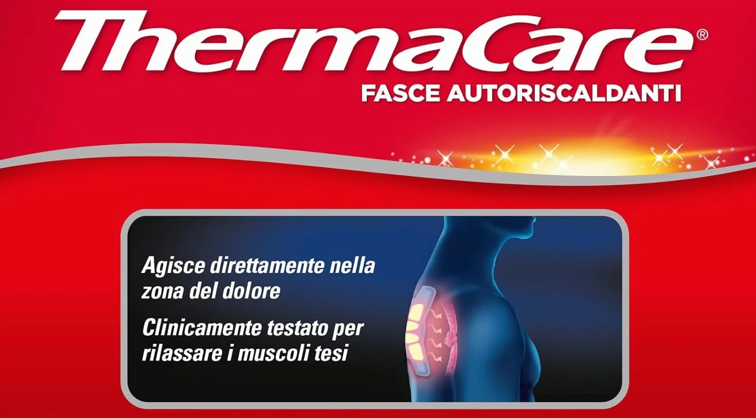 ThermaCare Fasce Autoriscaldanti a Calore Terapeutico 8 Ore, 6 Pezzi