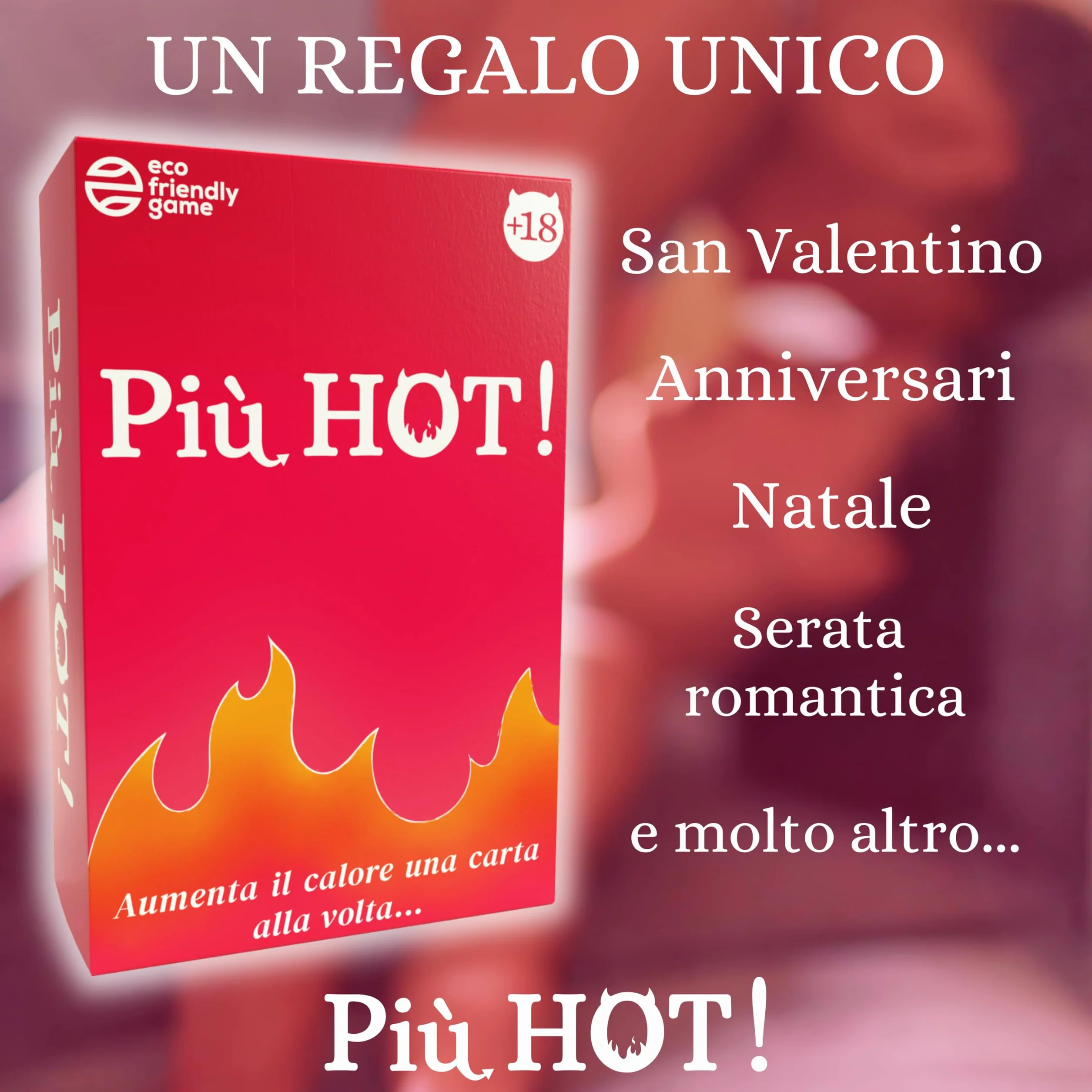 Il Gioco Piccante per Ravvivare la tua Coppia - Giochi di coppia - Fate Salire la Temperatura Carta per Carta - Gioco da Tavolo per Adulti - Regalo per la Coppia