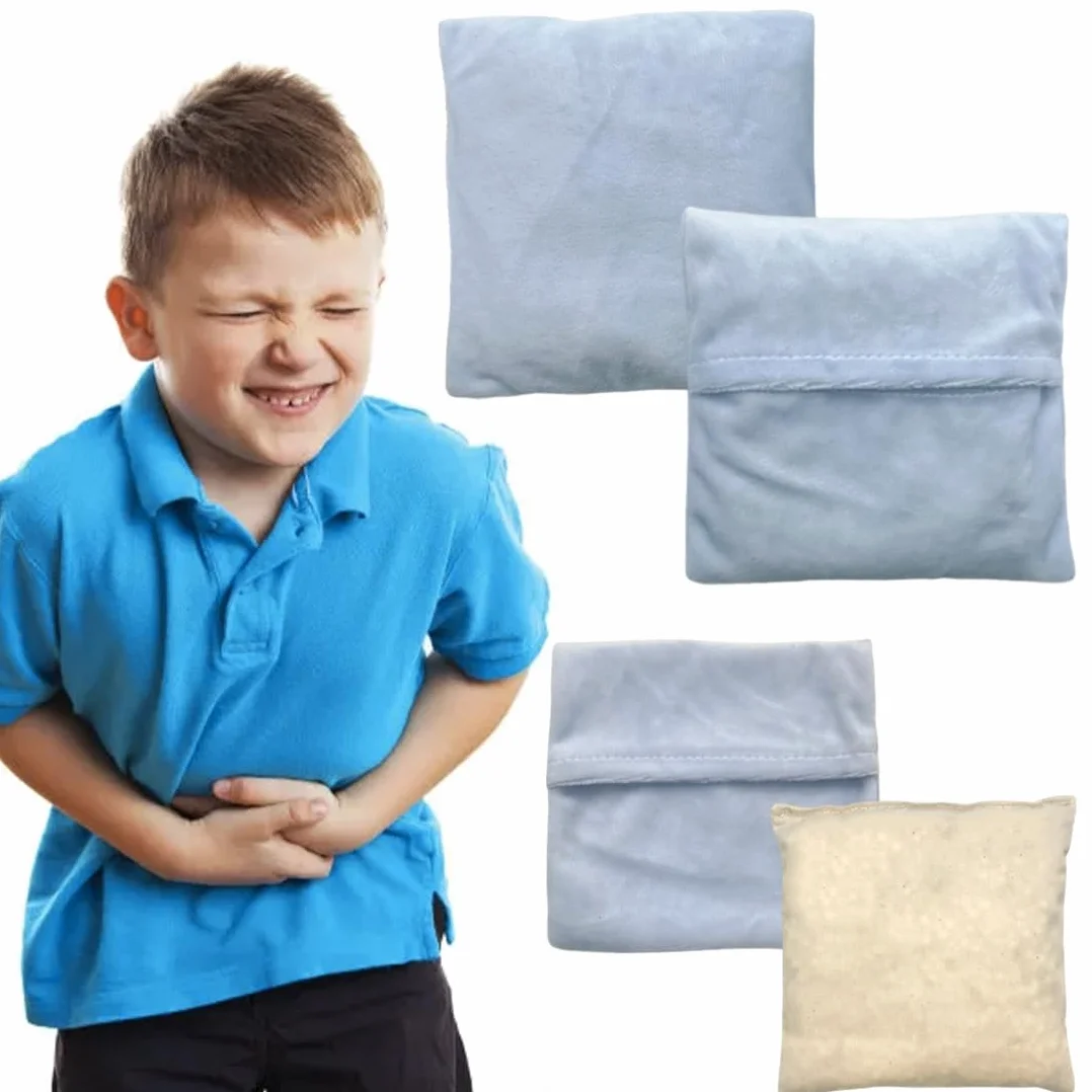 Cuscinetto riscaldante per microonde, cuscinetto termico umido per alleviare il dolore, crampi, mestruali, tensione e stress, impacco termico per collo, schiena, spalle, addome, articolazioni, argilla