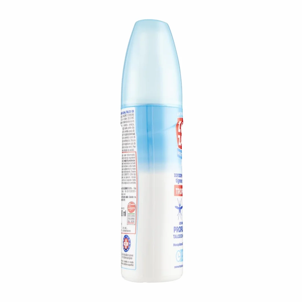 ZIG-ZAG Lozione Antizanzare Corpo Repellente Zanzare Zecche Tafani Talco di Marsiglia 100 ml