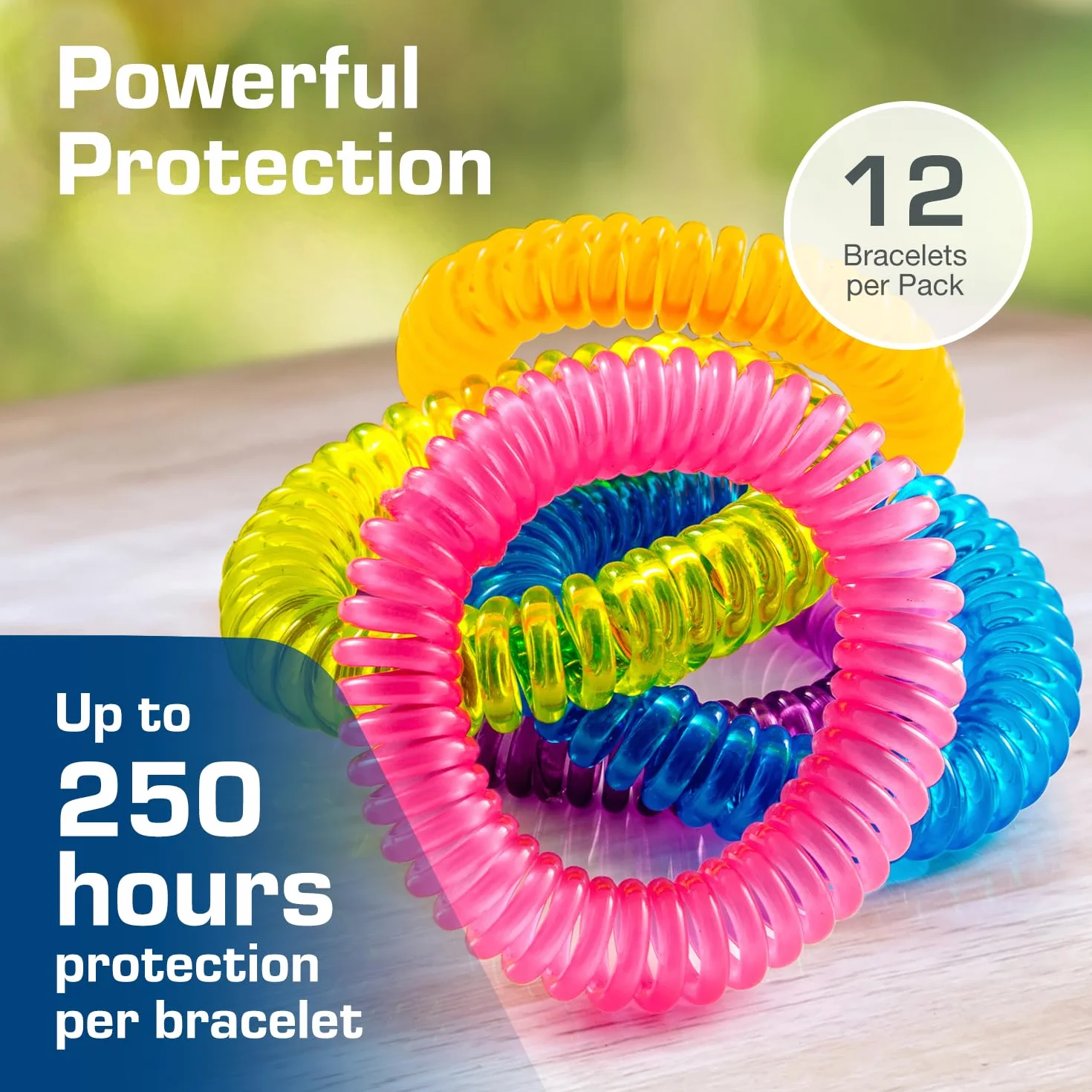 Active Era Braccialetti Antizanzare Repellente Zanzare Citronella Senza DEET 10 Giorni Protezione Bambini Adulti