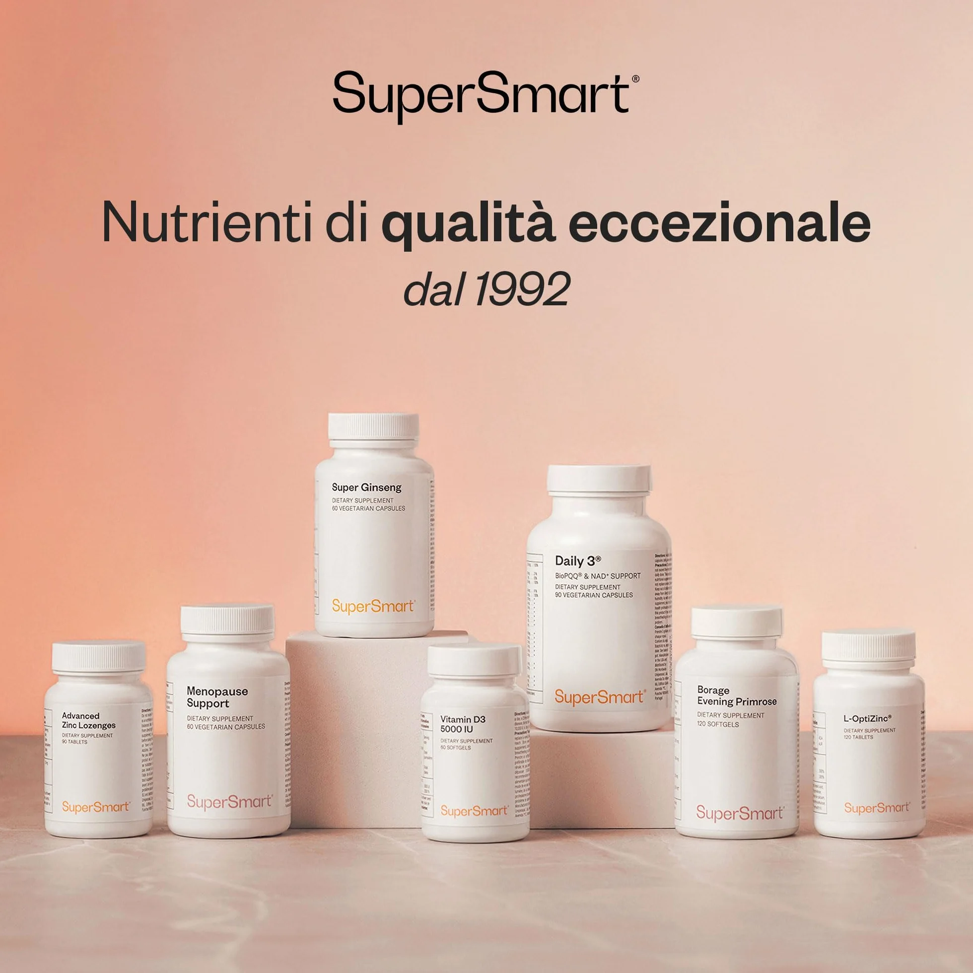 Ornitina alfa chetoglutarato (OKG) SuperSmart - Aumenta produzione ormoni crescita, sintesi proteica, massa muscolare - Vegano