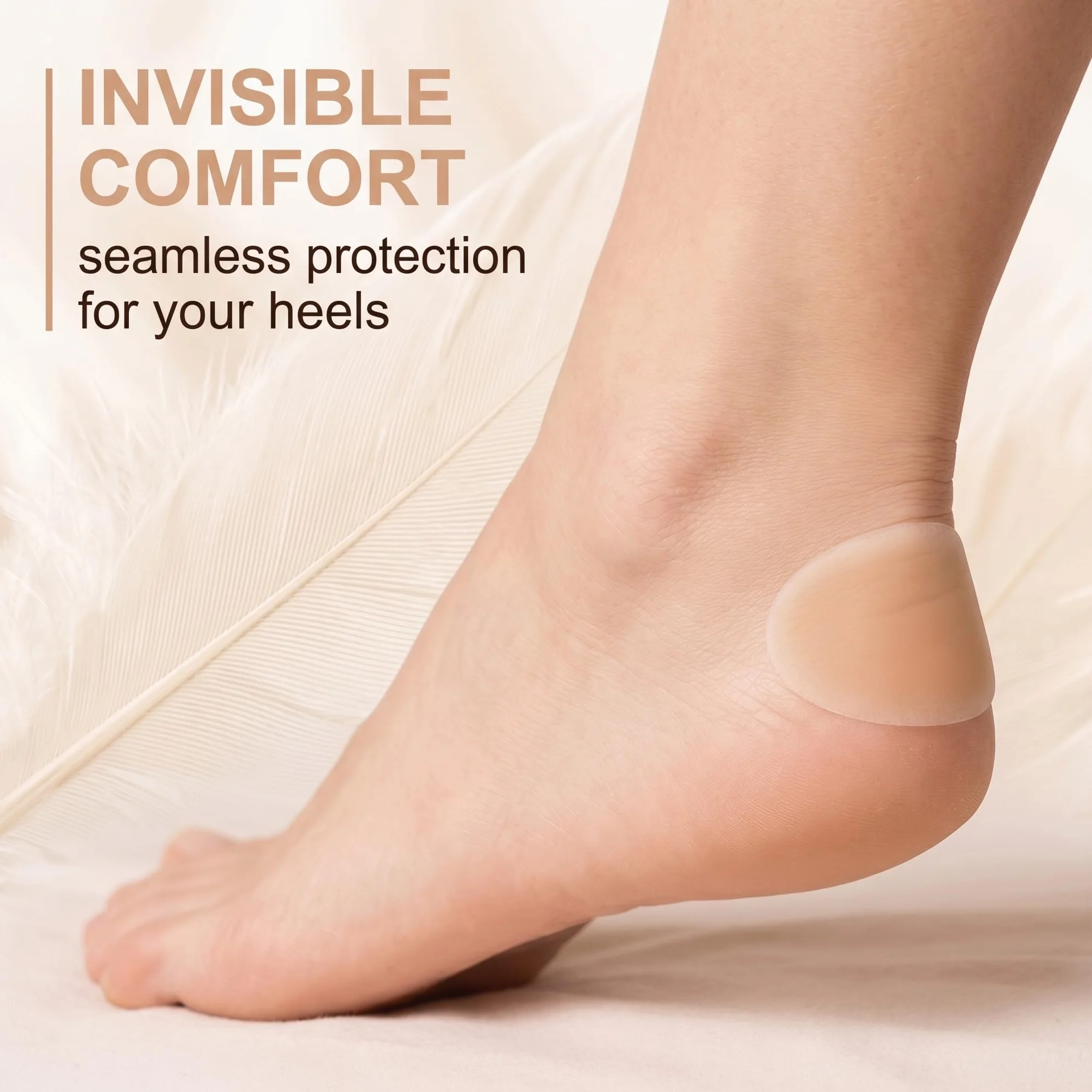 Cerotti per Vesciche Piedi in Gel Idrocolloide, 2 Forme Diverse, Protezione Talloni