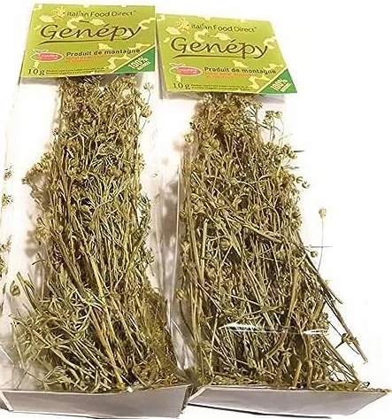 Piantine di genepy 2 confezioni da 10g con ricetta liquore Valle d'Aosta