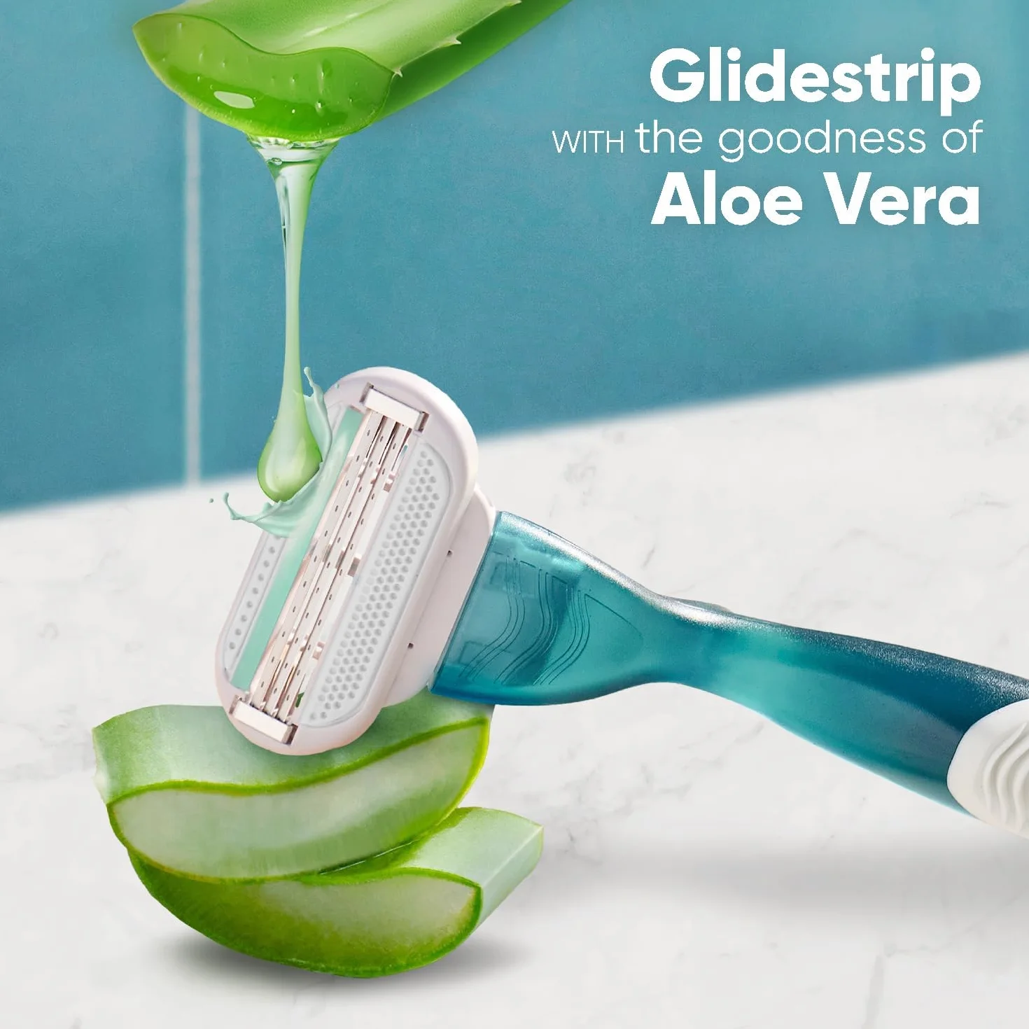 Gillette Venus Smooth - Lame per rasoio da donna, 4 ricambio