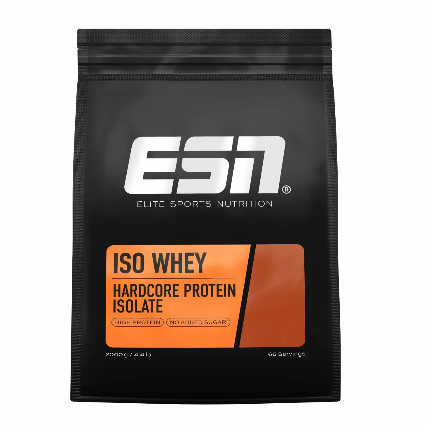 ESN IsoWhey Hardcore Protein Powder, Vanilla (Classic), 2 kg, Fino a 26 g di proteine per porzione, made in Germany