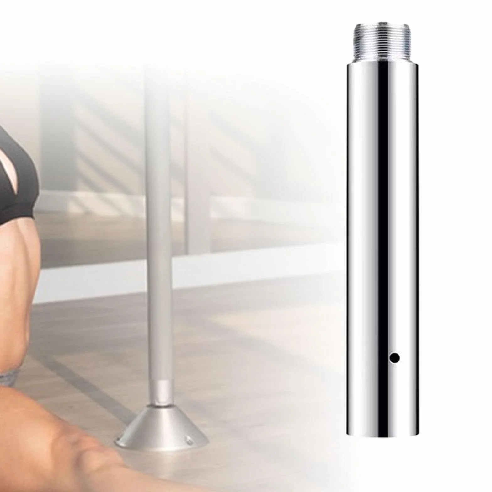 Estensione palo da ballo 45 mm, Regolazione altezza, Accessori professionali per Connect Dancing Pole