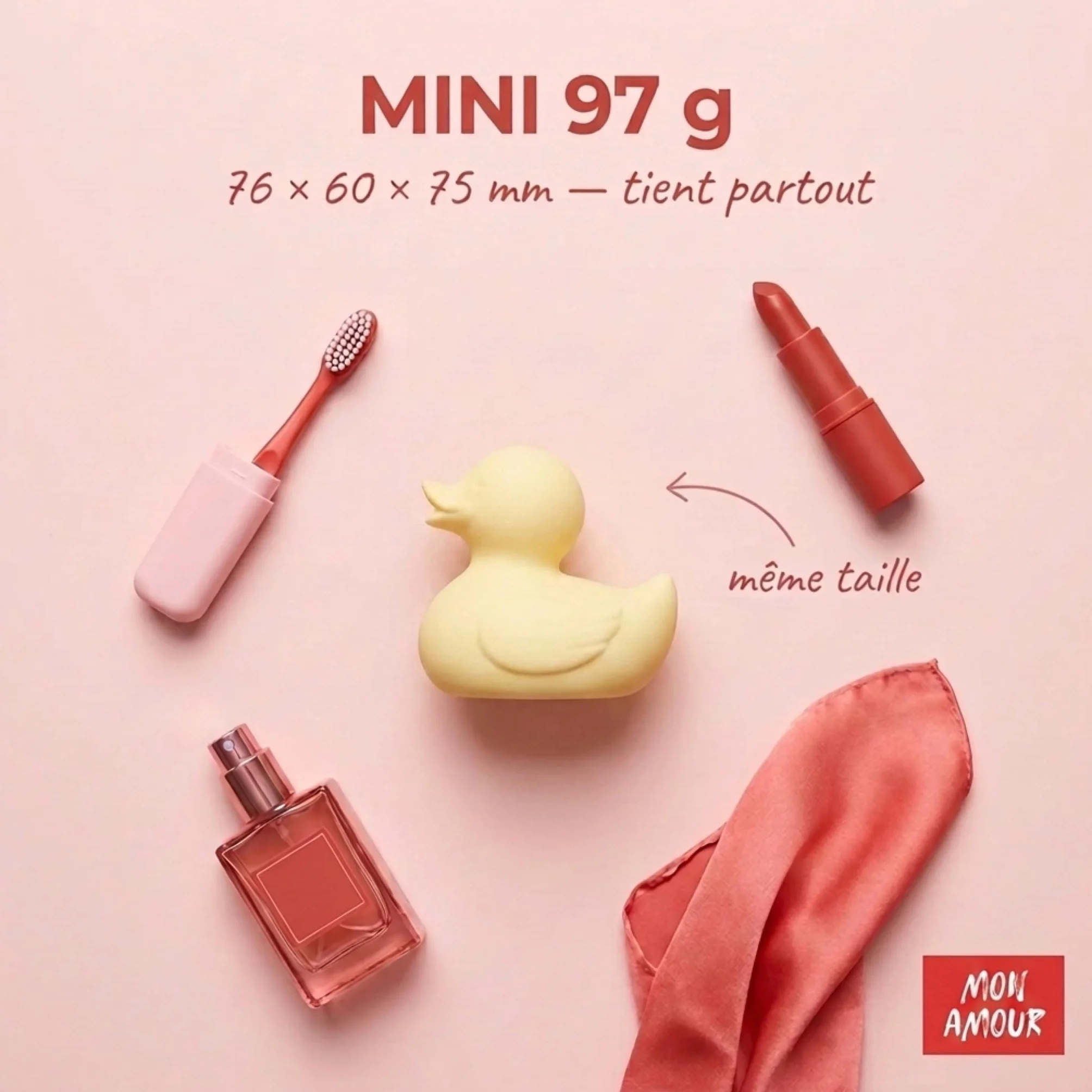 My Love - Duck Vibrator - 10 Vibration Modes - IPX6 Waterproof - Compact and Discreet - USB Rechargeable - Hypoallergenic Soft Silicone (yellow)