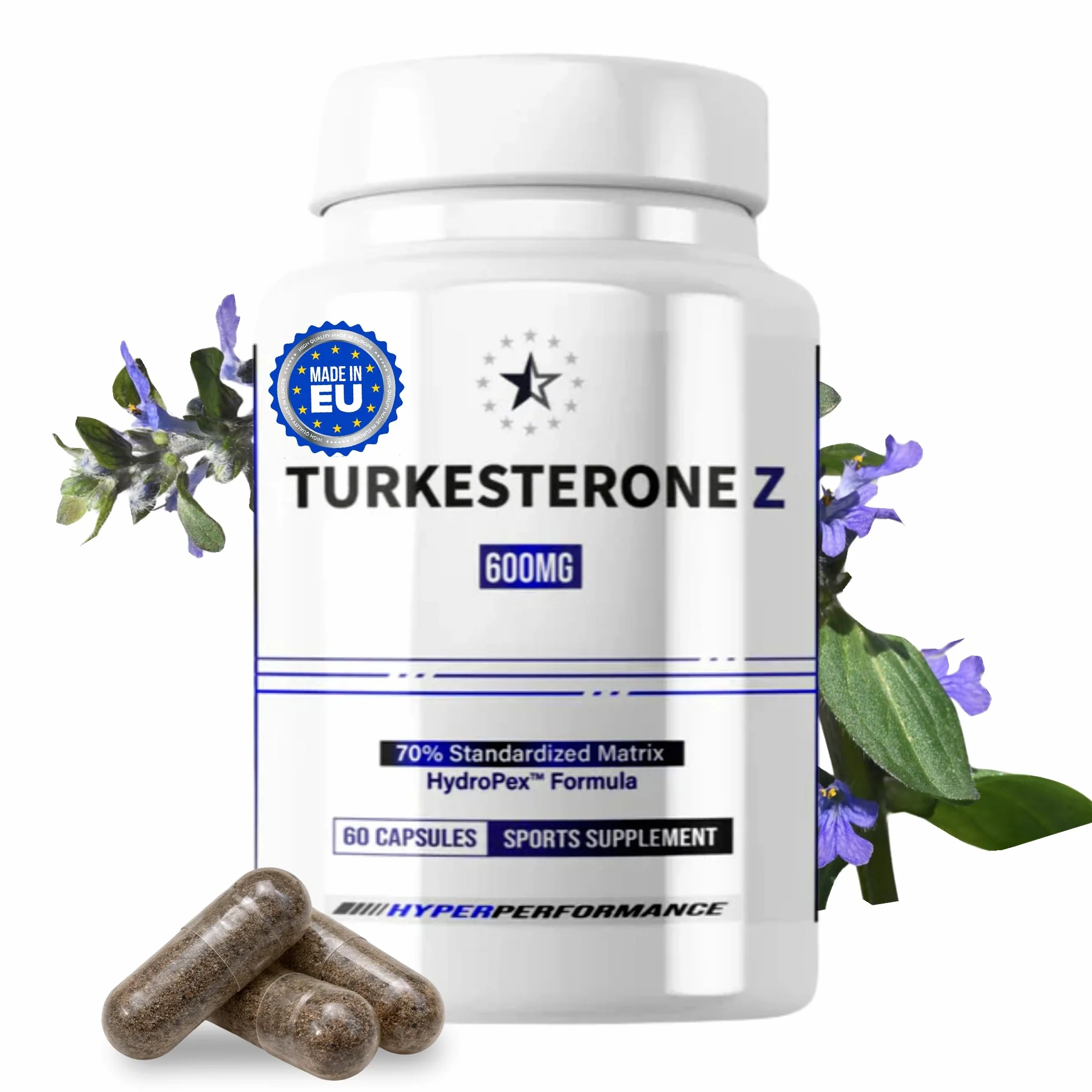 Turkesterone Supreme 70% with HydroPex™ - 60 V-Capsules (600mg) - Apex®