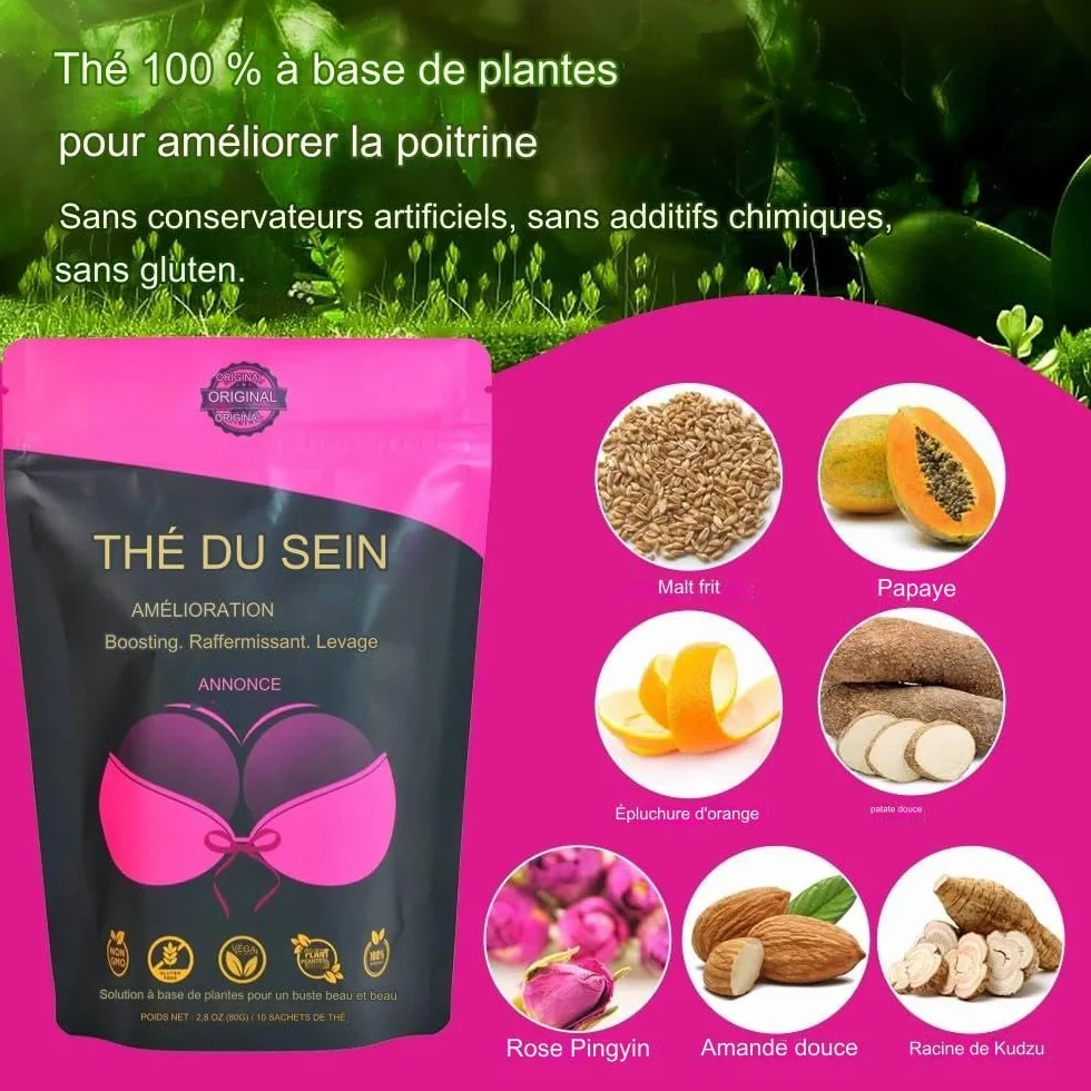 Tisana naturale per aumento del seno, rassodamento del seno, tè di miglioramento della crescita del seno