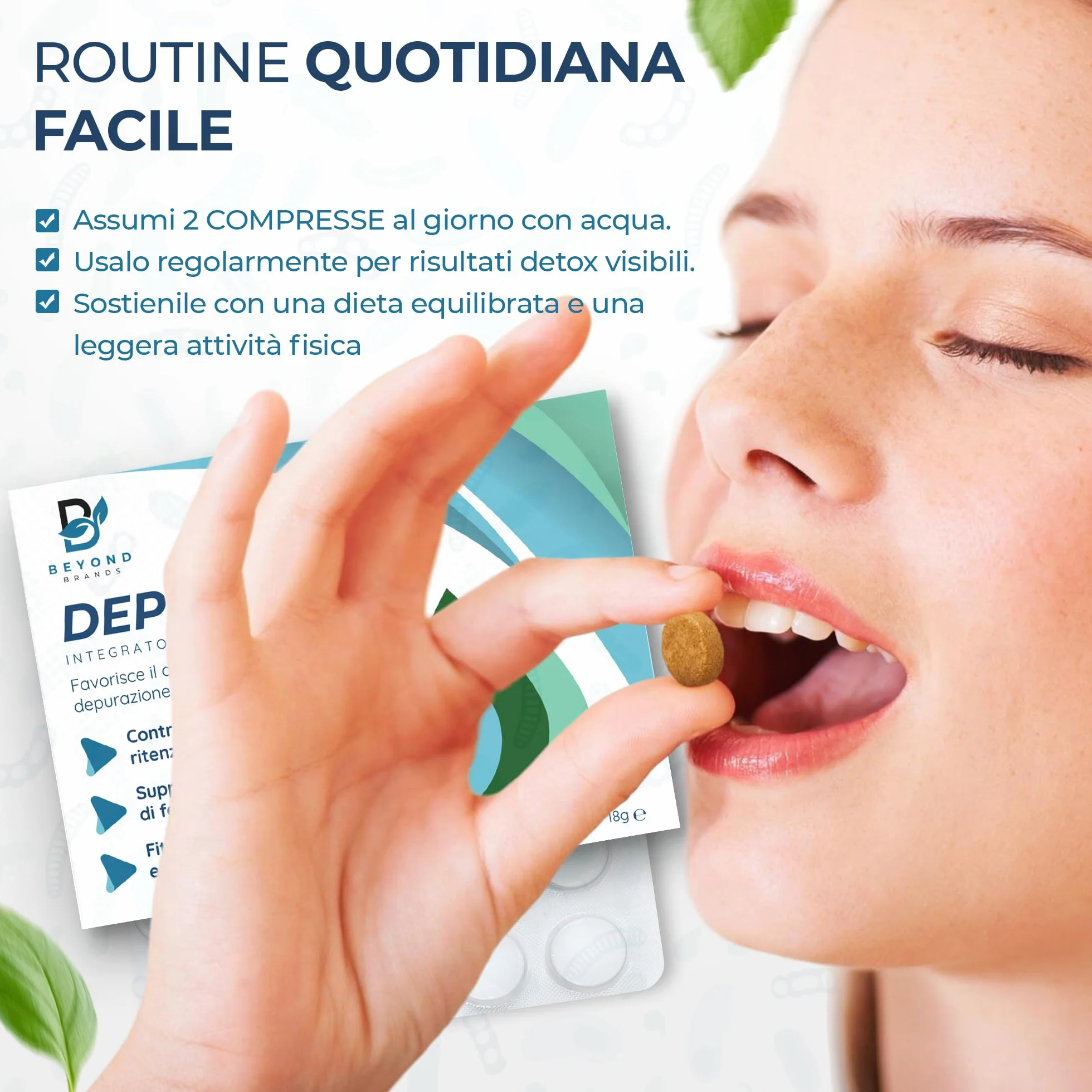 Detox Fegato e Intestino Diuretico Drenante Forte con Bromelina Betulla Tarassaco Finocchio Centella Asiatica Orthosiphon Made in Italy