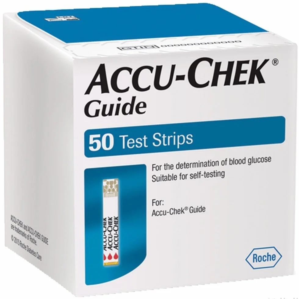 Accu-Chek Guide Bende Roche Diabetes Care, Multicolore, 50 Unità