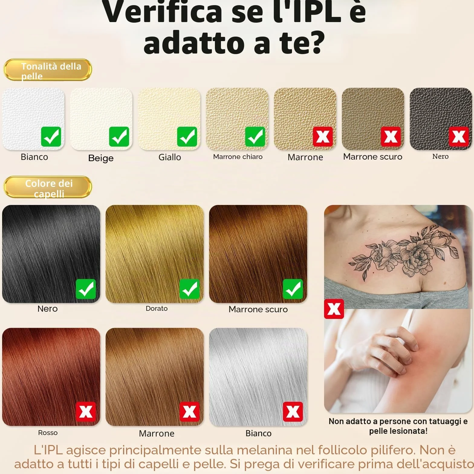 NIKYJM Epilatori a luce pulsata, depilazione laser IPL con funzione di raffreddamento, 9 velocità e 3 funzioni HR/SC/RA, dispositivo di depilazione per uomini, donne, corpi, ascelle