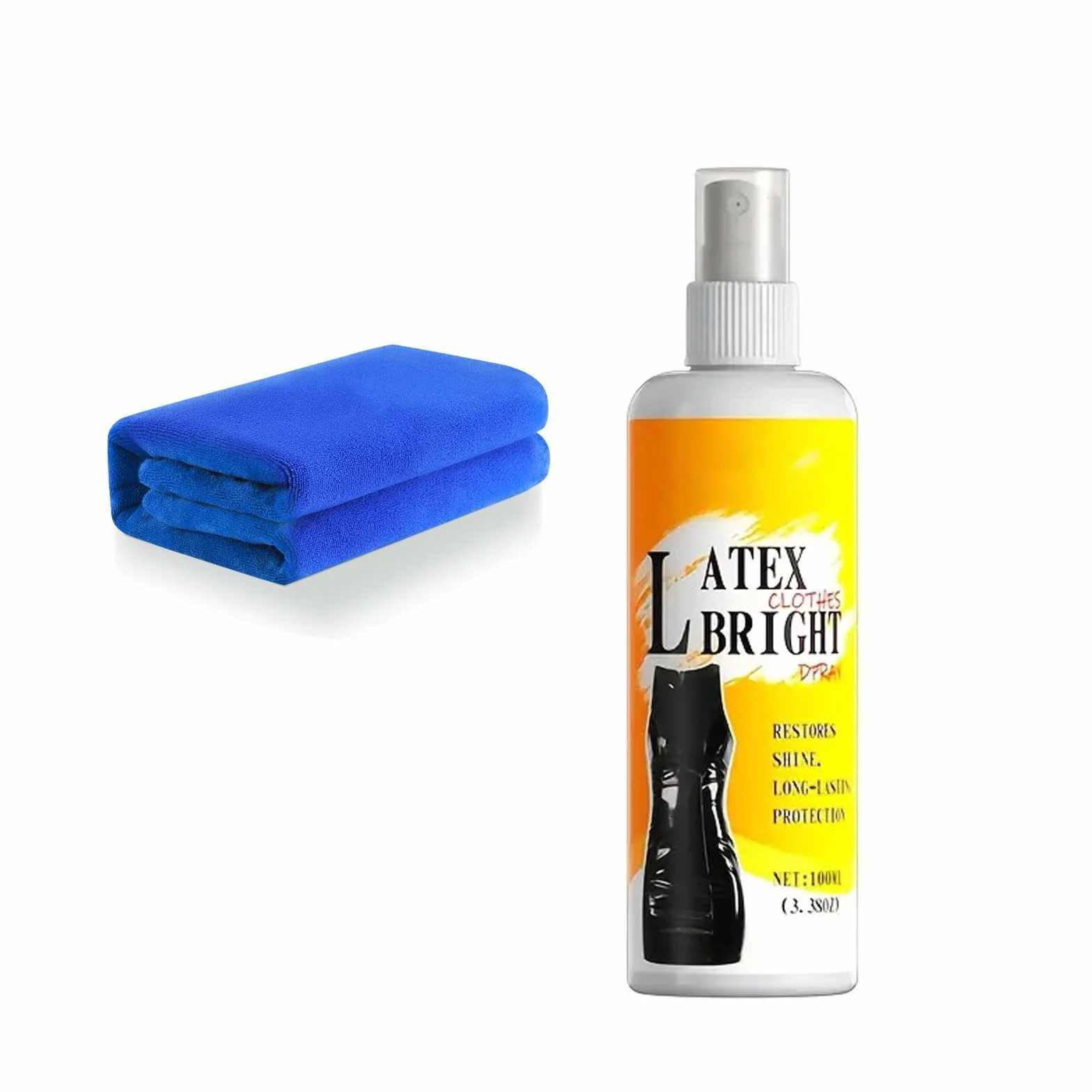 Spray in lattice lucido 100 ml con asciugamano per pulizia, rivestimento protettivo resistente all'umidità