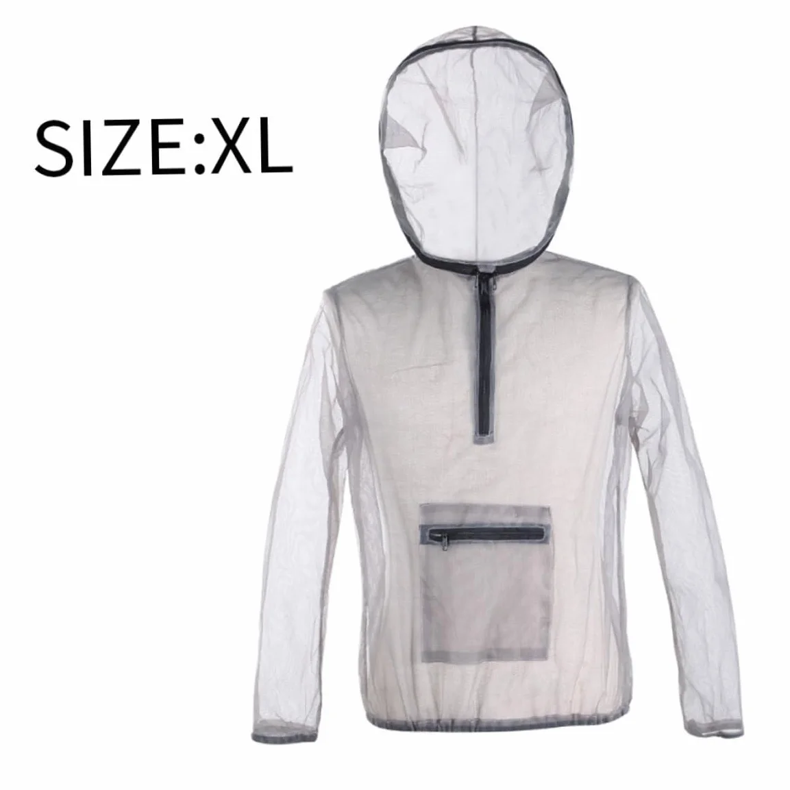 Tuta antizanzare con cappuccio Rete antizanzare Maglia estiva Protezione dagli insetti Abbigliamento Traspirante Leggera Protezione per la pesca Campeggio