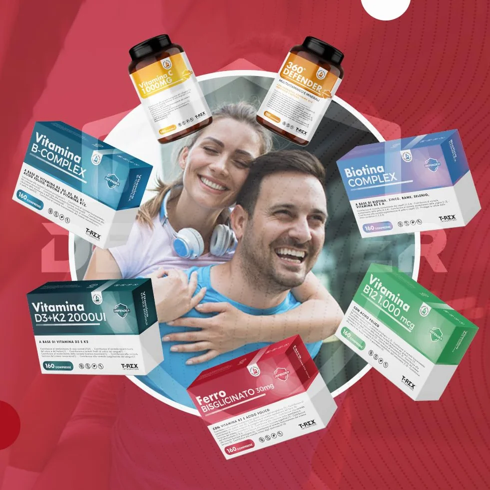 Ferro Integratore 30 mg Con Acido Folico e Vitamina B2-160 compresse - Per Globuli Rossi, Ossigeno, Sistema Immunitario, Stanchezza e Benessere Mentale