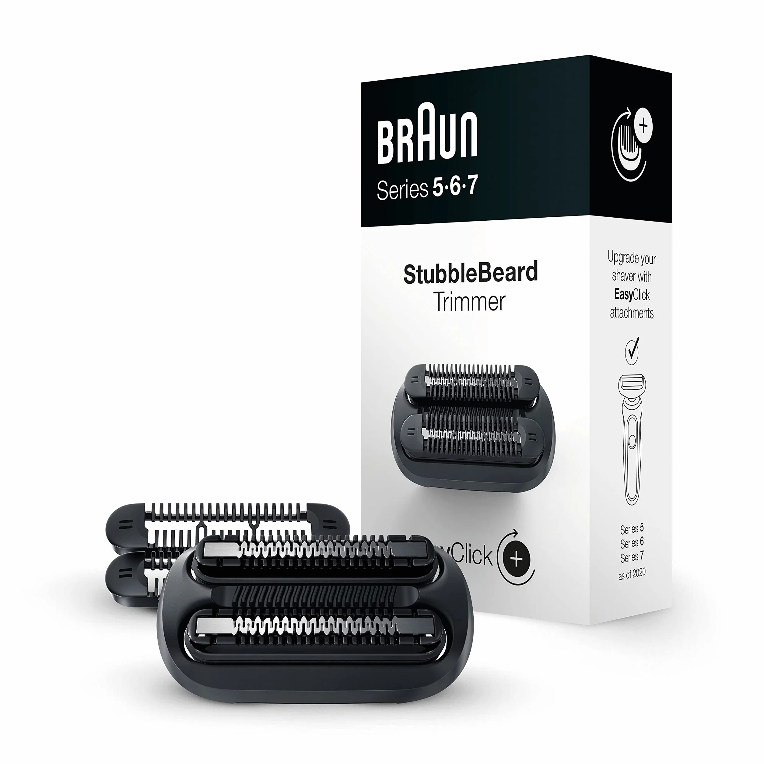 Braun EasyClick Accessorio Rifinitore Effetto Barba Incolta Per Rasoio Elettrico Series 5, 6 E 7 (Nuova Generazione)