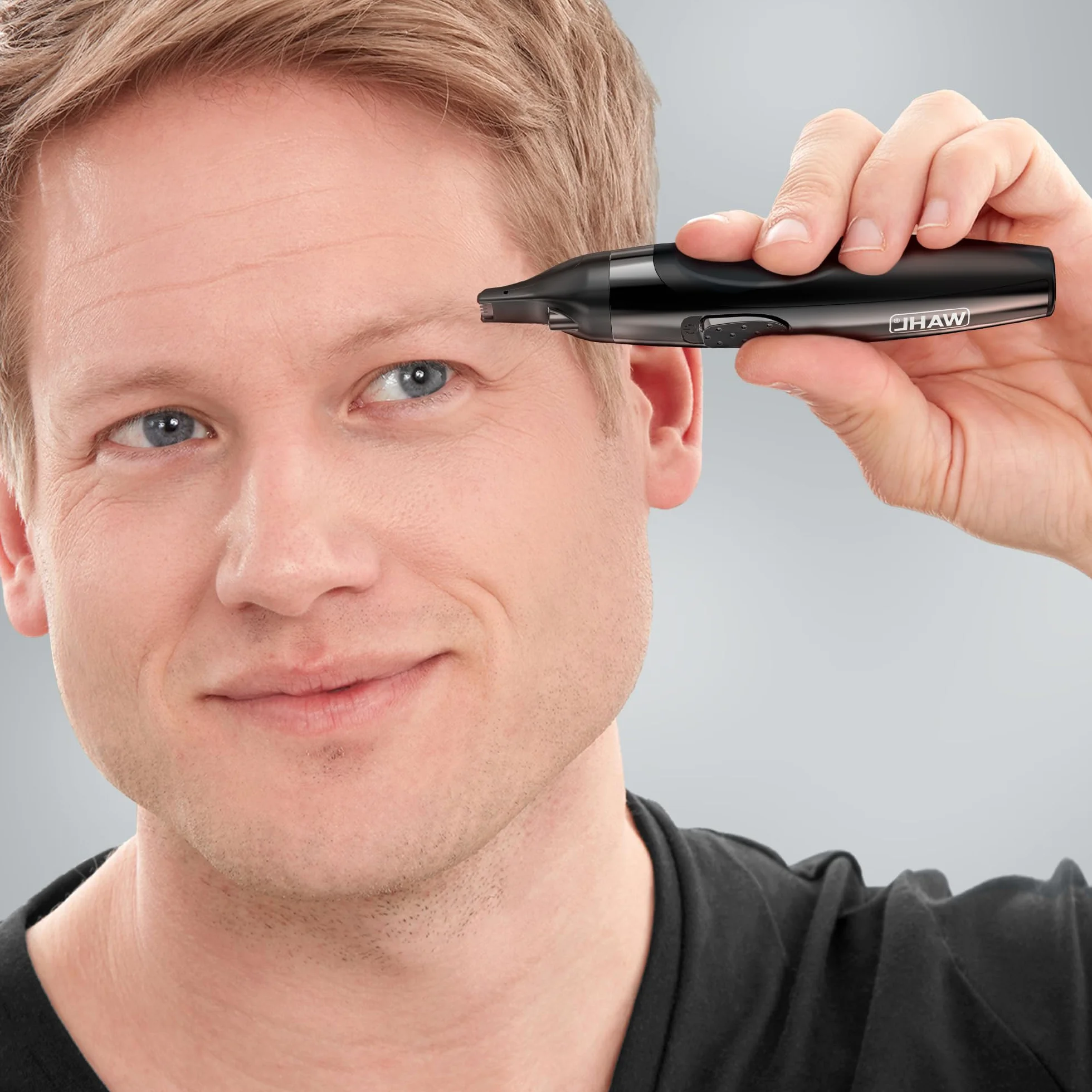 WAHL 2 in 1 Detail Trimmer, trymer do uszu, nosa i twarzy, bateryjny, myte końcówki, wygodny uchwyt, etui podróżne