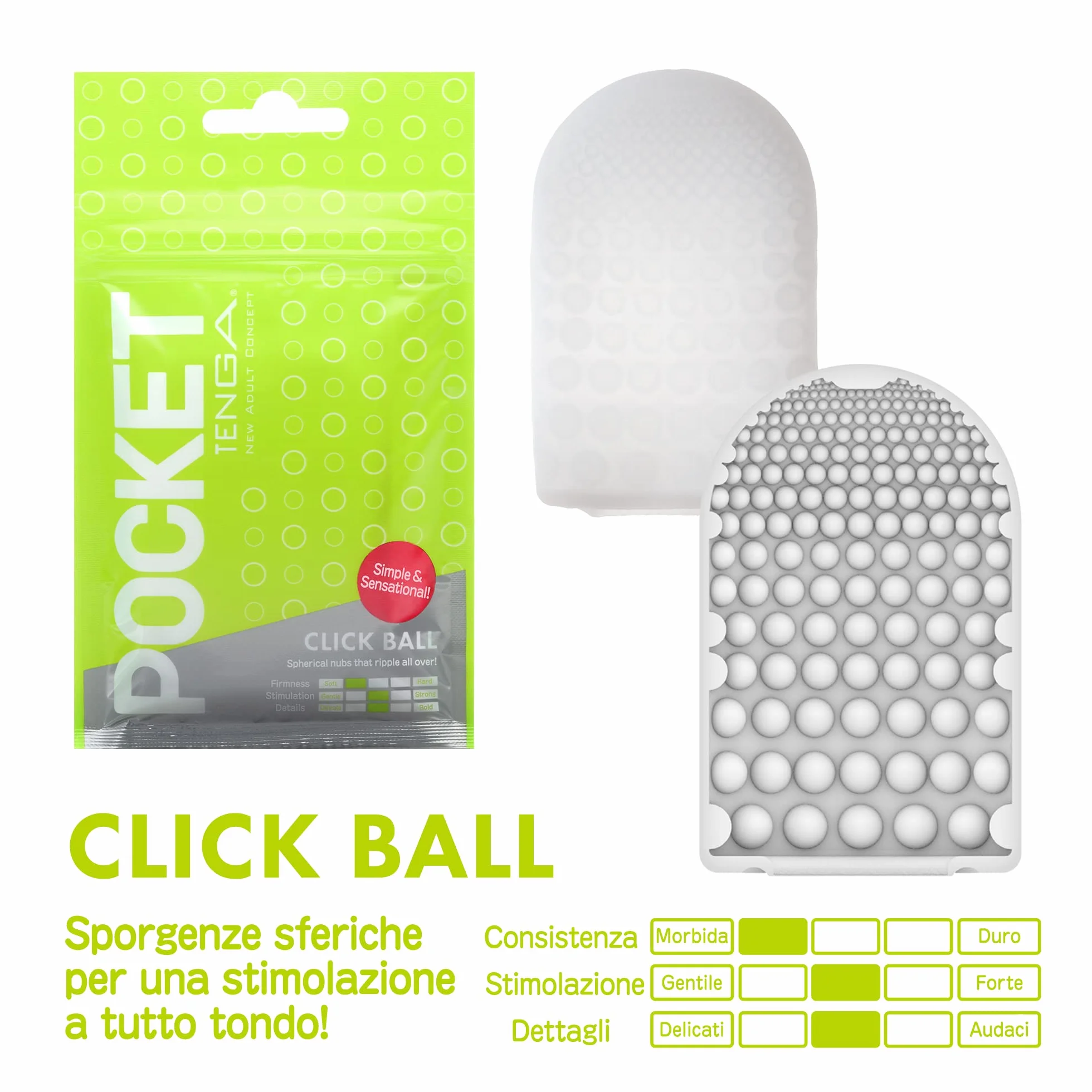 POCKET TENGA SERIES (WAVE LINE + CLICK BALL + BLOCK EDGE + HEXA-BRICK + CRYSTAL MIST + SPARK BEADS)