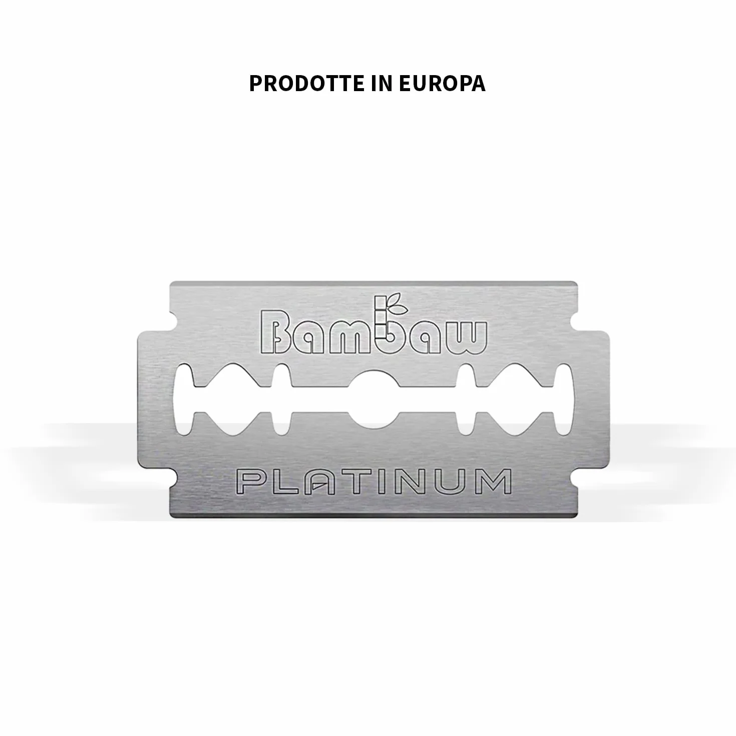 Bambaw - Lamette da Barba per Rasoio di Sicurezza, Lamette a Doppio Filo in Acciaio Inossidabile (60 Blades)