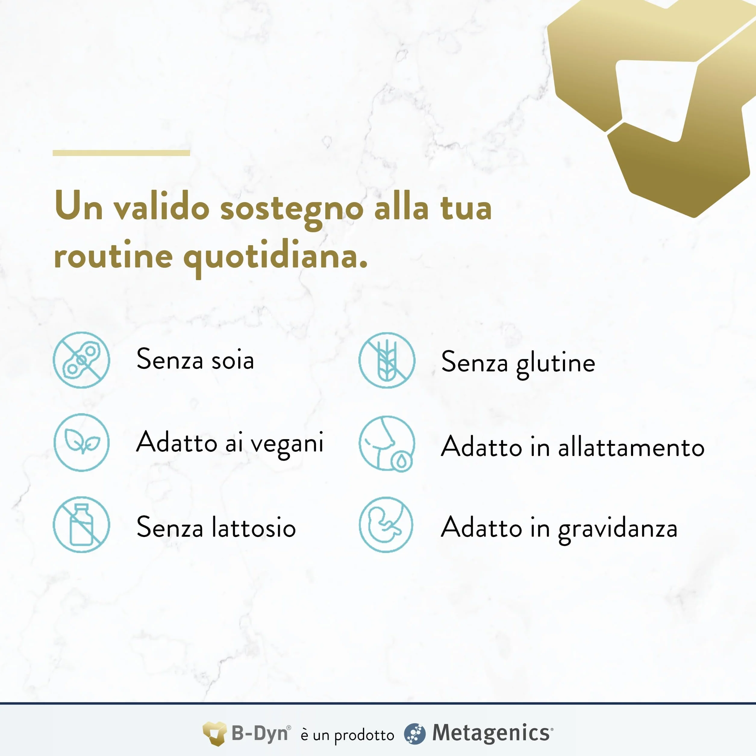 Metagenics B-Dyn 30 Compresse Sostiene Sistema Nervoso Metabolismo Omocisteina
